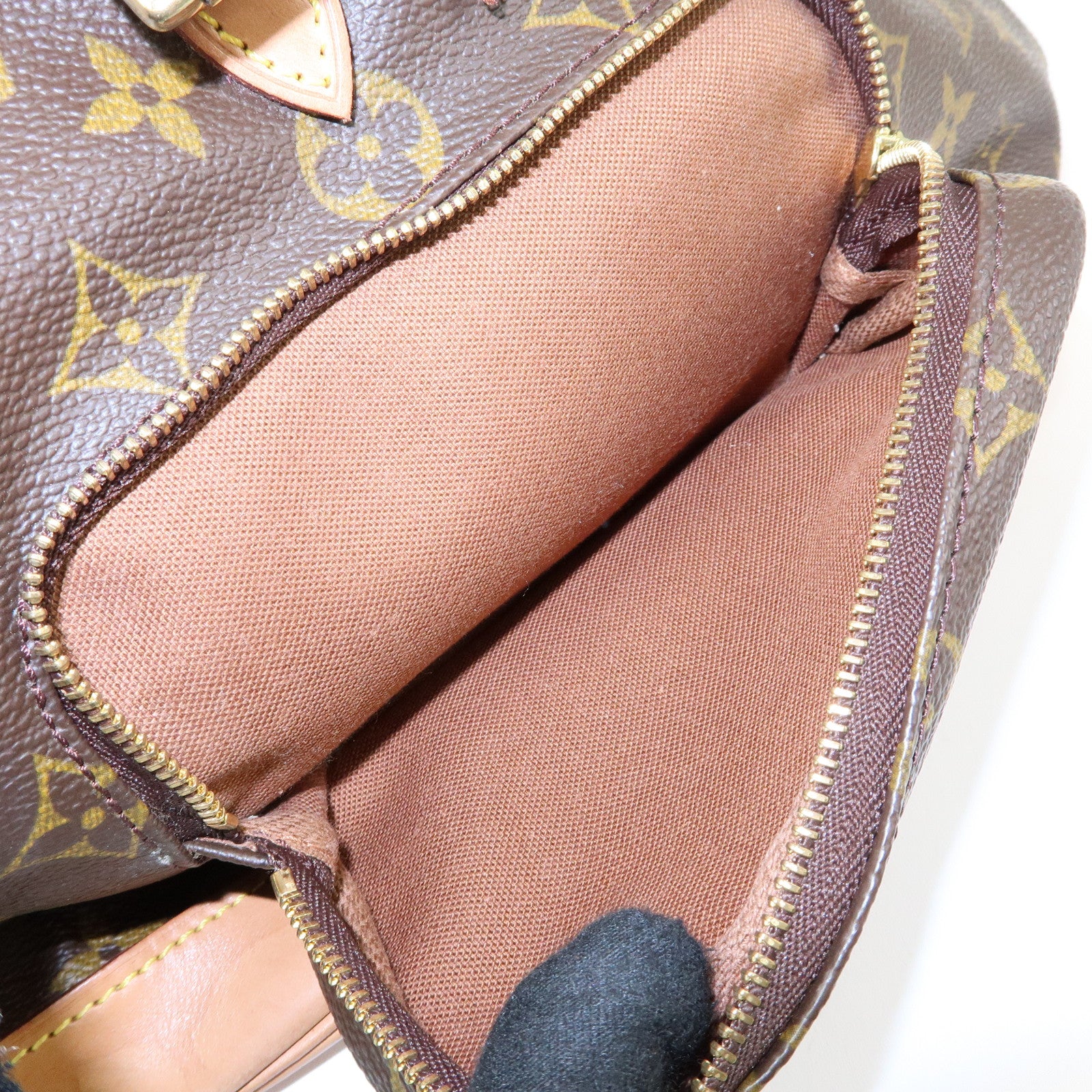 Louis Vuitton Monogram Montsouris MM Backpack Brown M51136