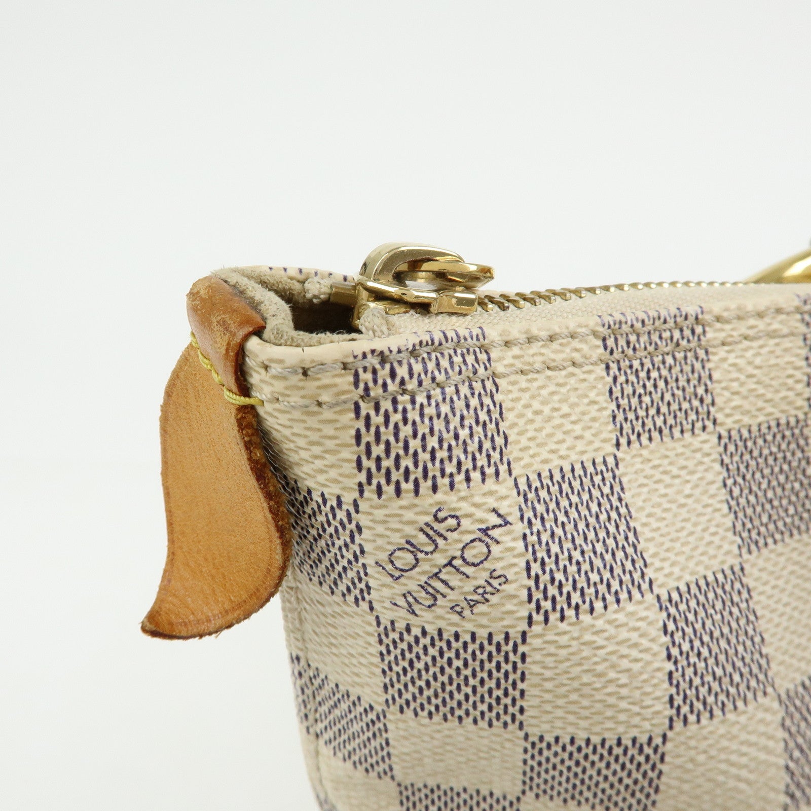 Louis Vuitton Damier Azur Saleya PM Tote Bag Hand Bag N51186