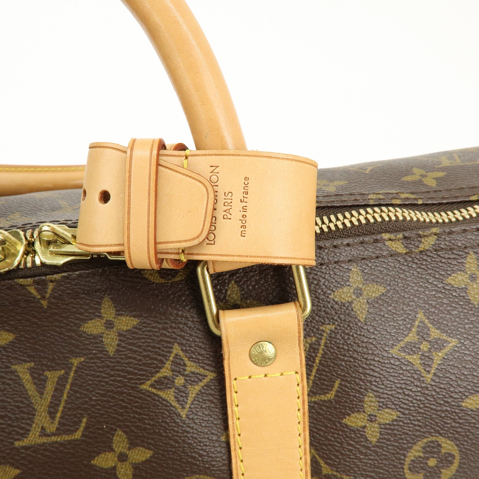 Louis Vuitton Monogram Keep All Bandouliere 55 Boston Bag M41414
