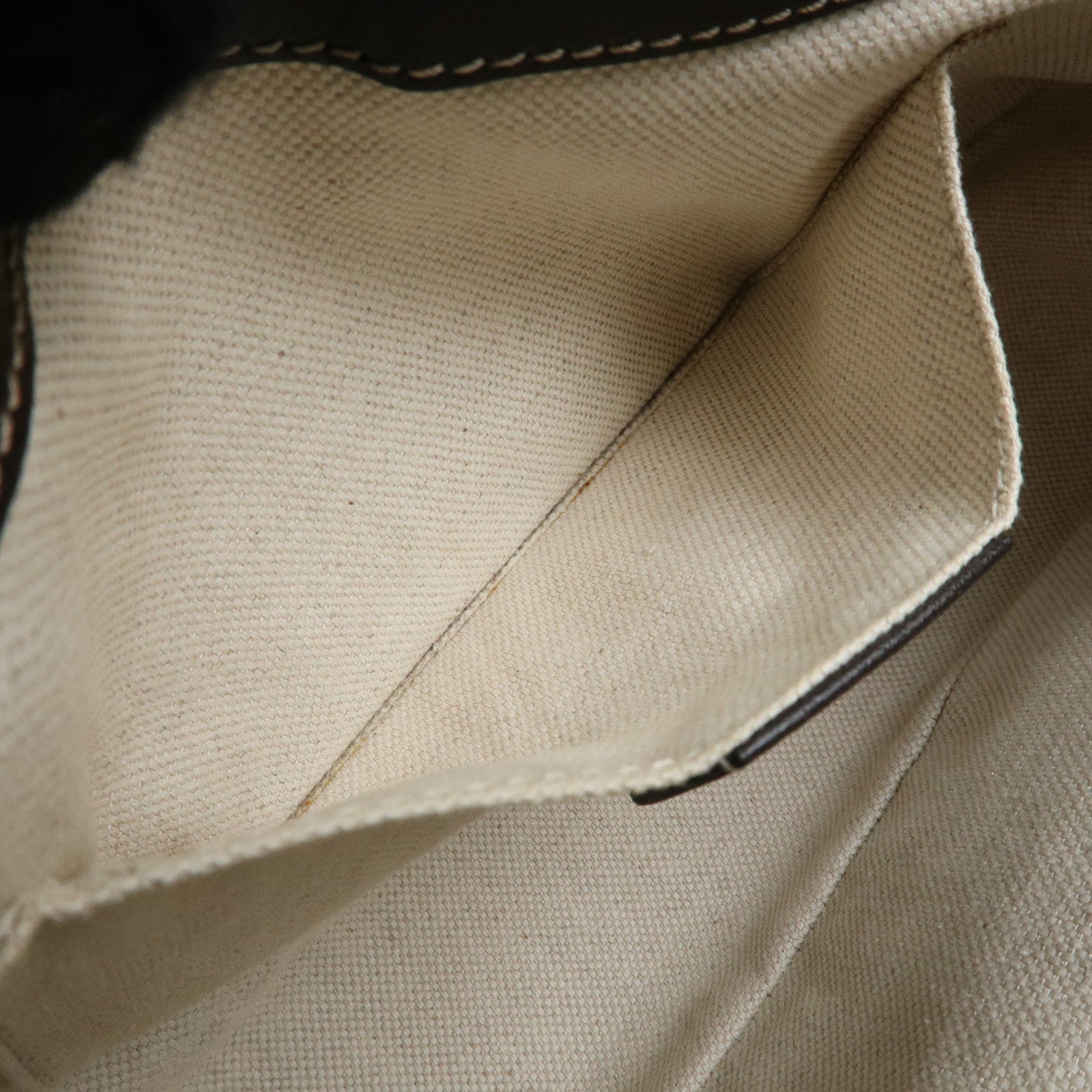 GUCCI Mayfair Sherry GG Canvas Leather Shoulder Bag Beige 269893