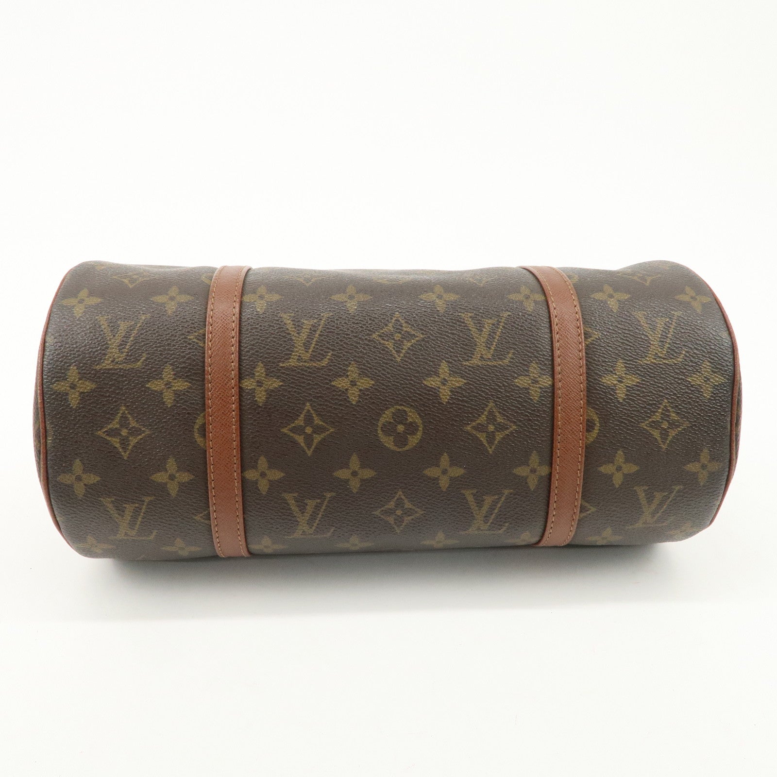 Louis Vuitton Monogram Papillon 30 Old Style Hand Bag Brown M51365