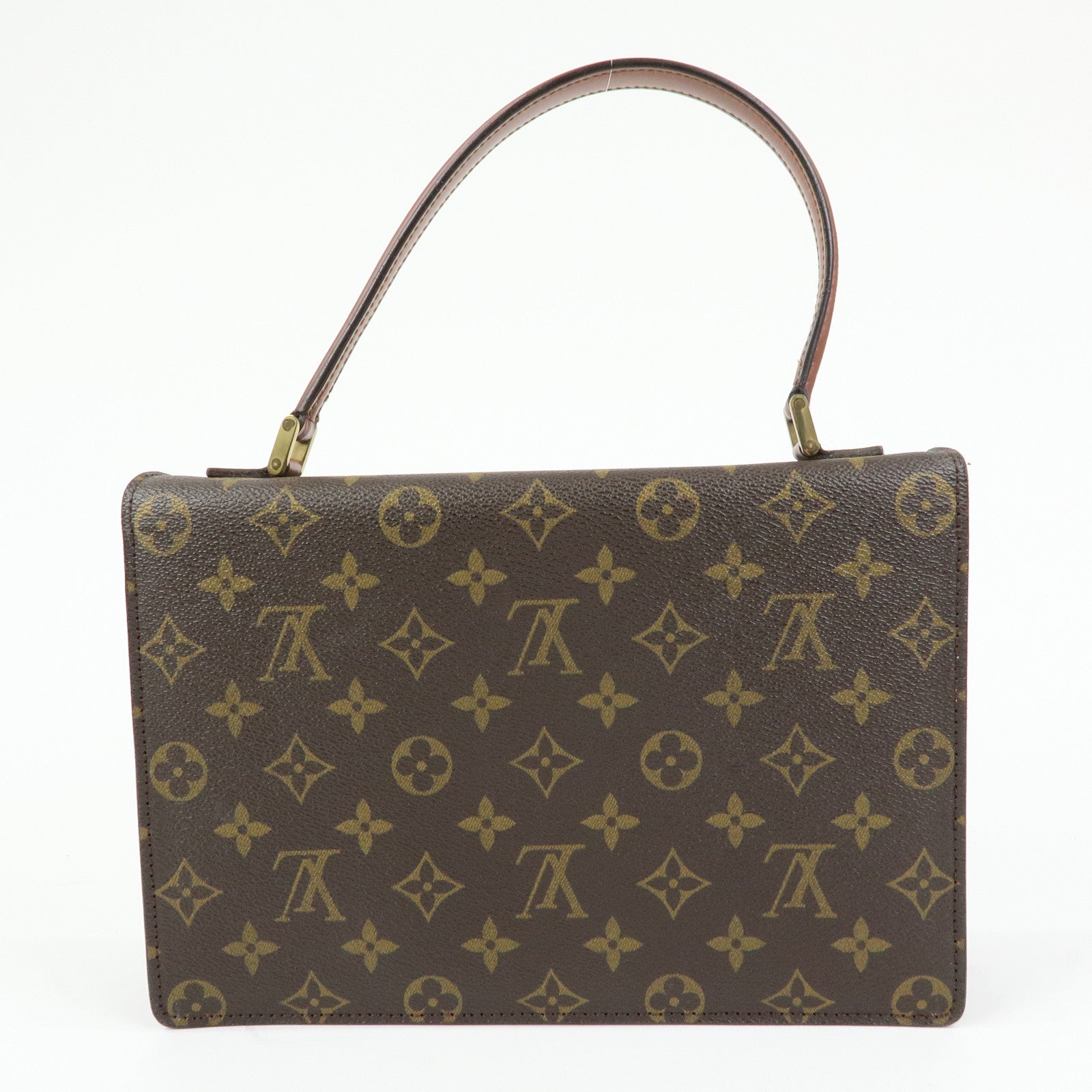 Louis Vuitton Monogram Concorde Hand Bag Brown M51190