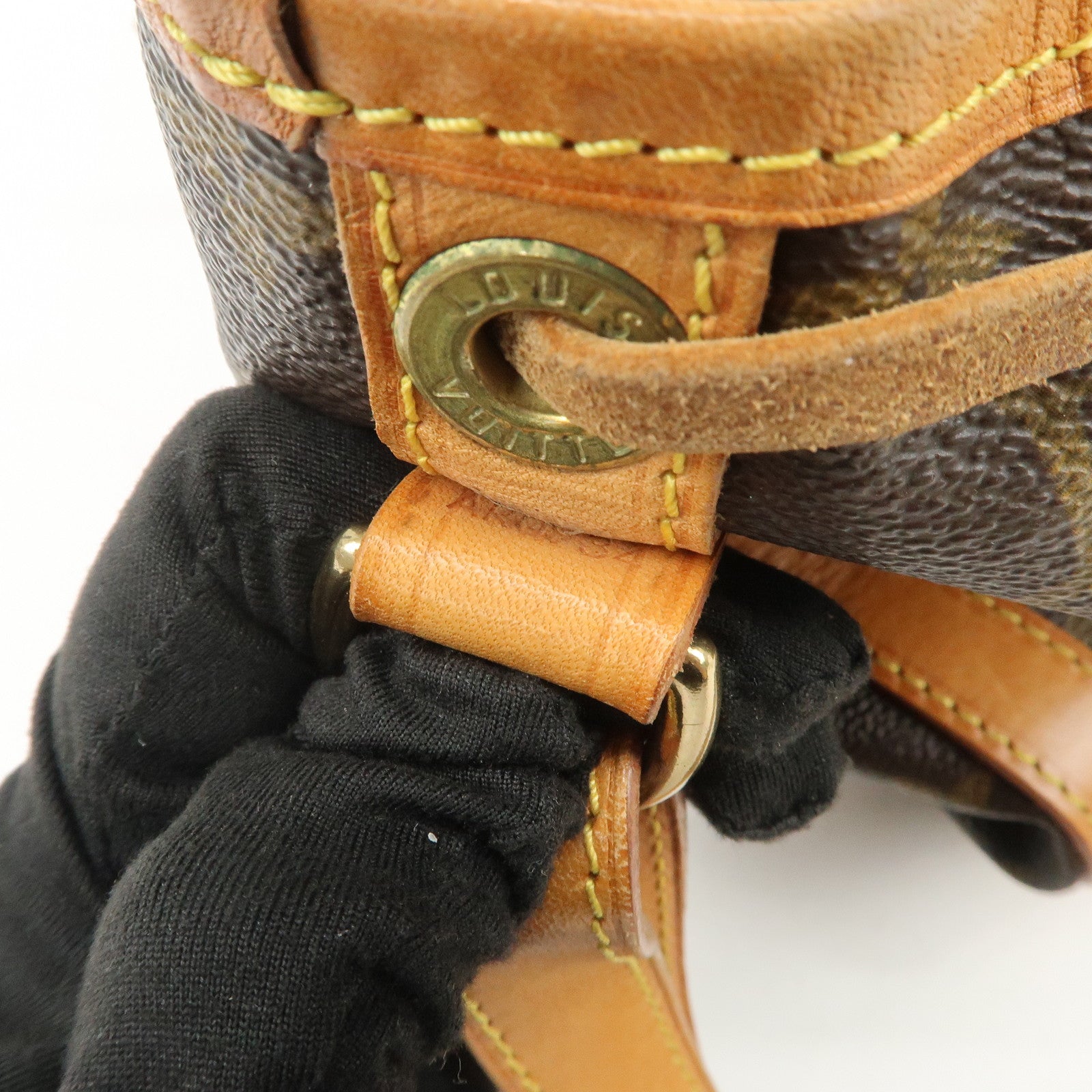 Louis Vuitton Monogram Petit Noe Shoulder Bag Brown M42226