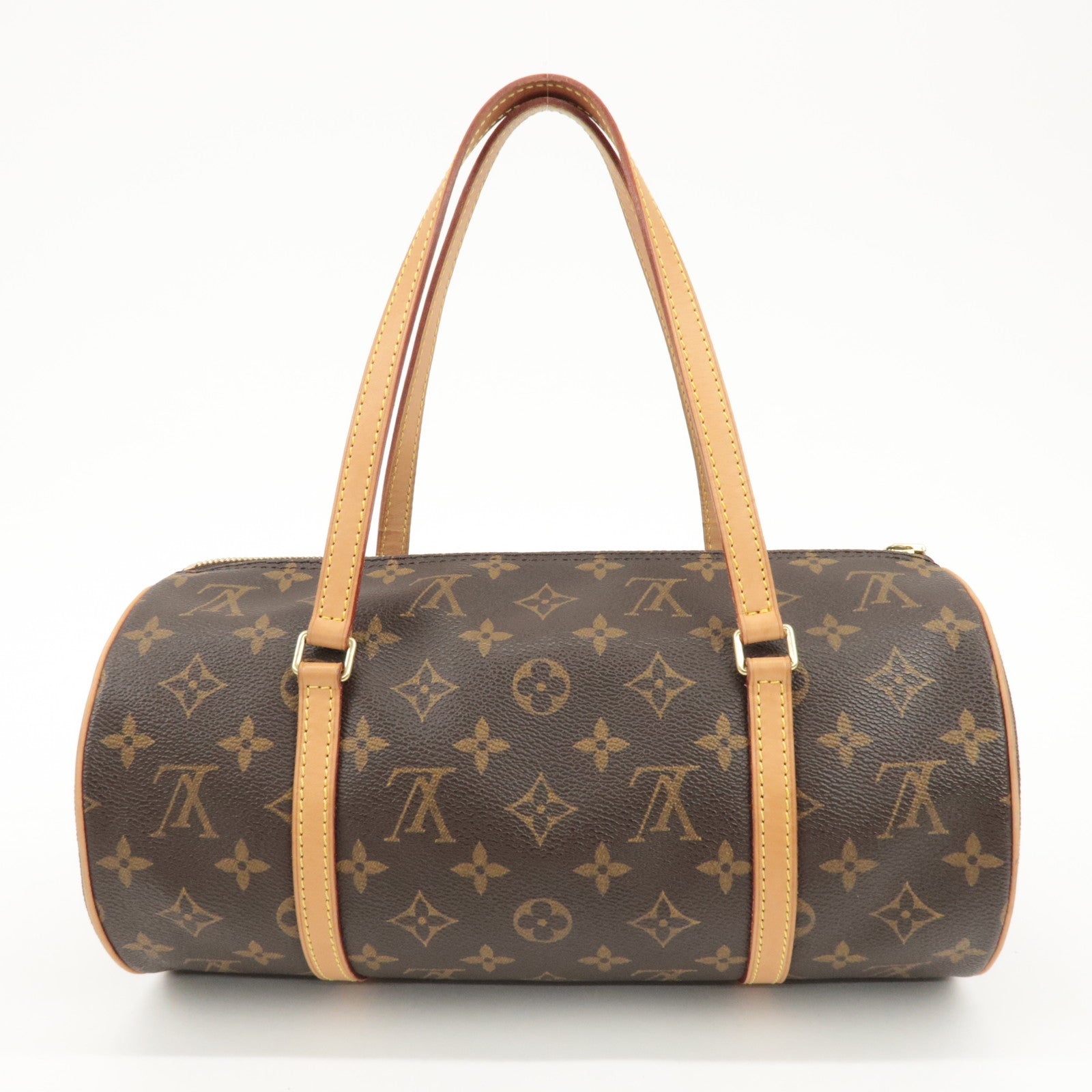 Louis Vuitton Monogram Canvas Leather Papillon 30 Brown M51385 Used