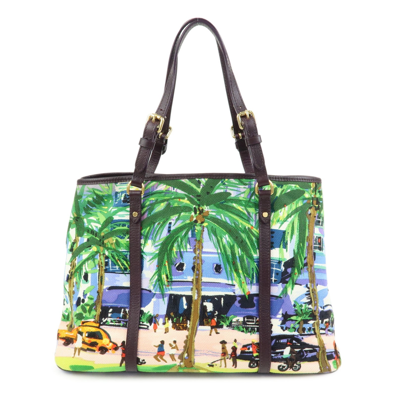 Louis Vuitton Ailleurs Cabas PM Canvas Leather Shoulder Bag M93771
