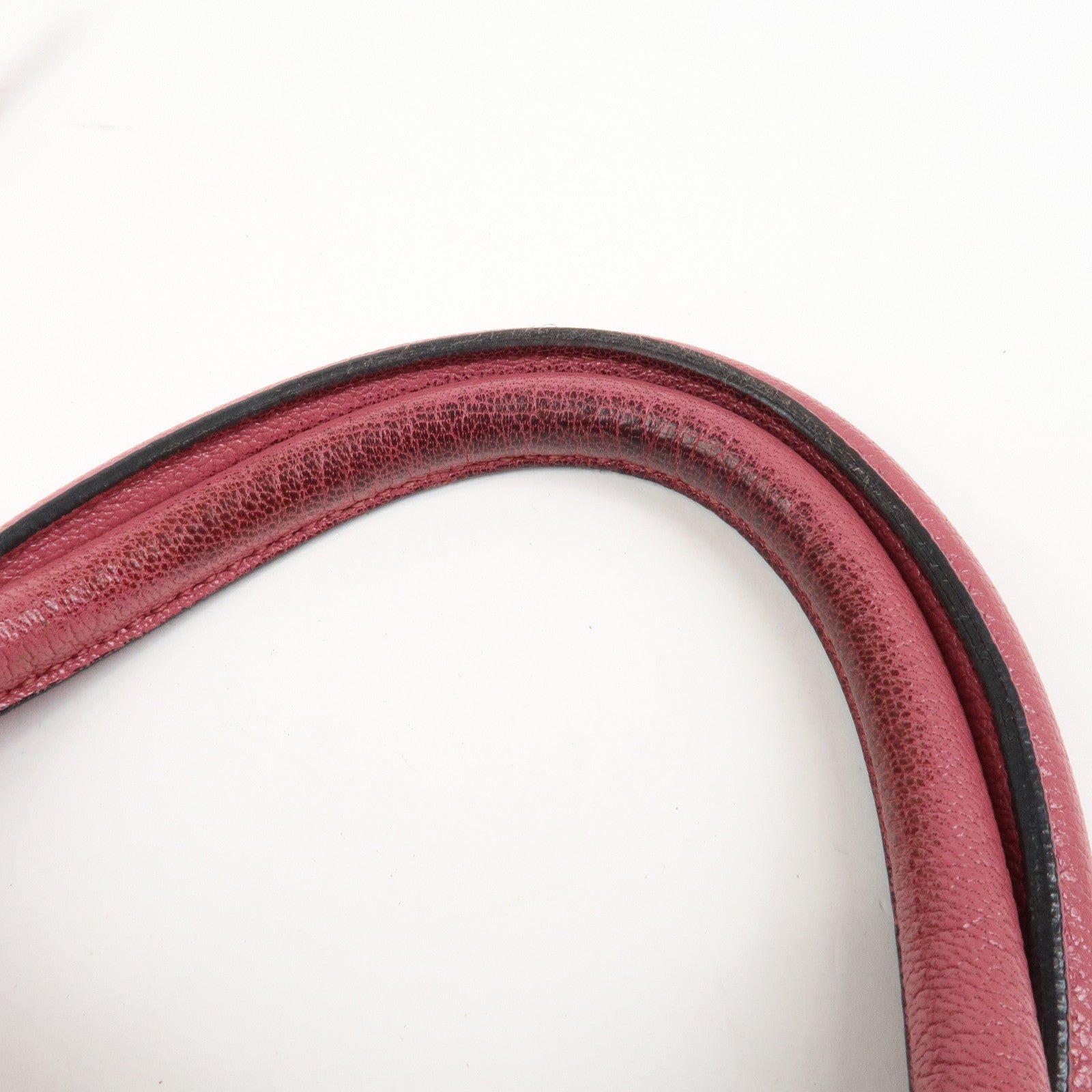MIU MIU Logo Madras Leather 2WAY Bag Hand Bag Shoulder Bag RN1016