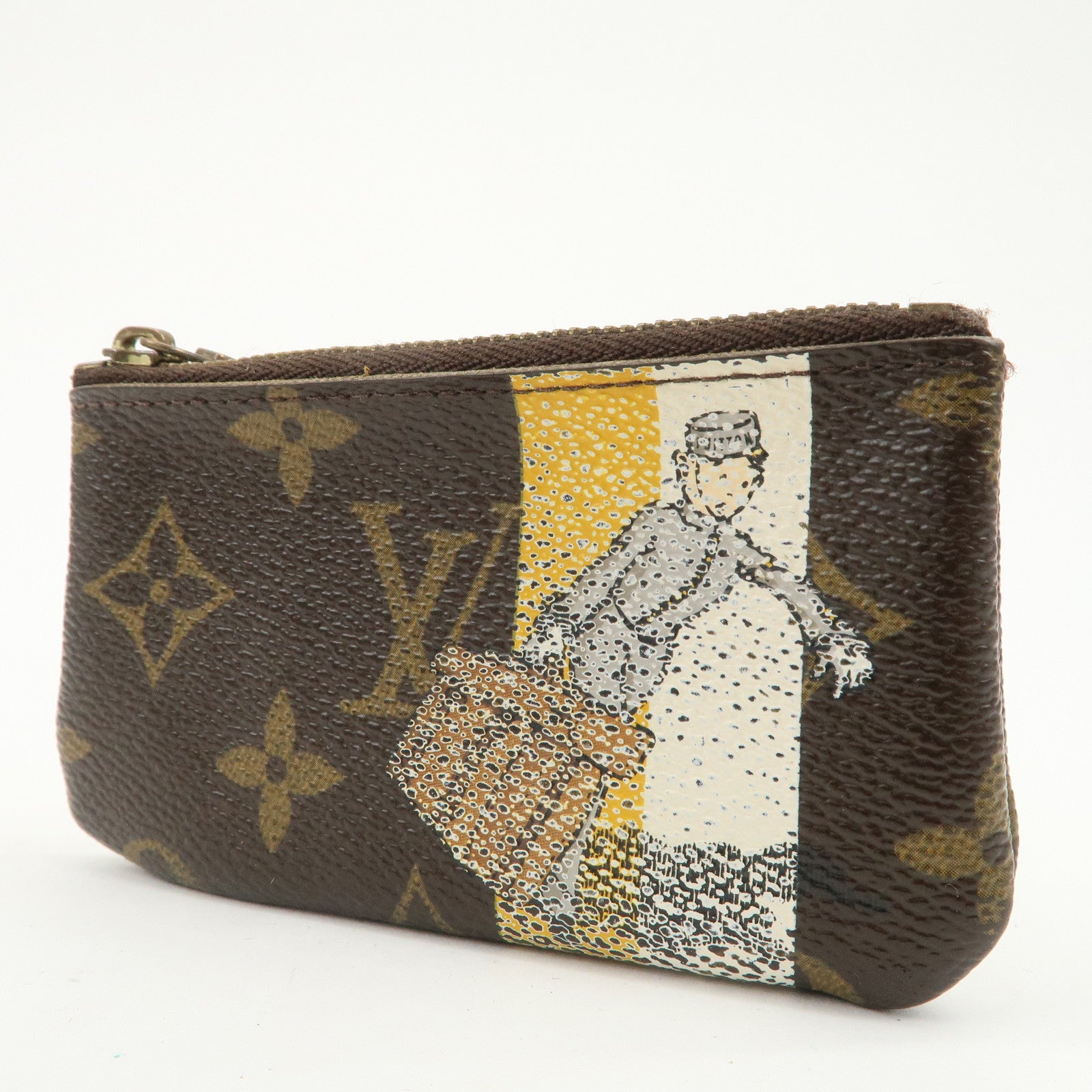 Louis Vuitton Monogram Groom Pochette Cles Coin Case M60033