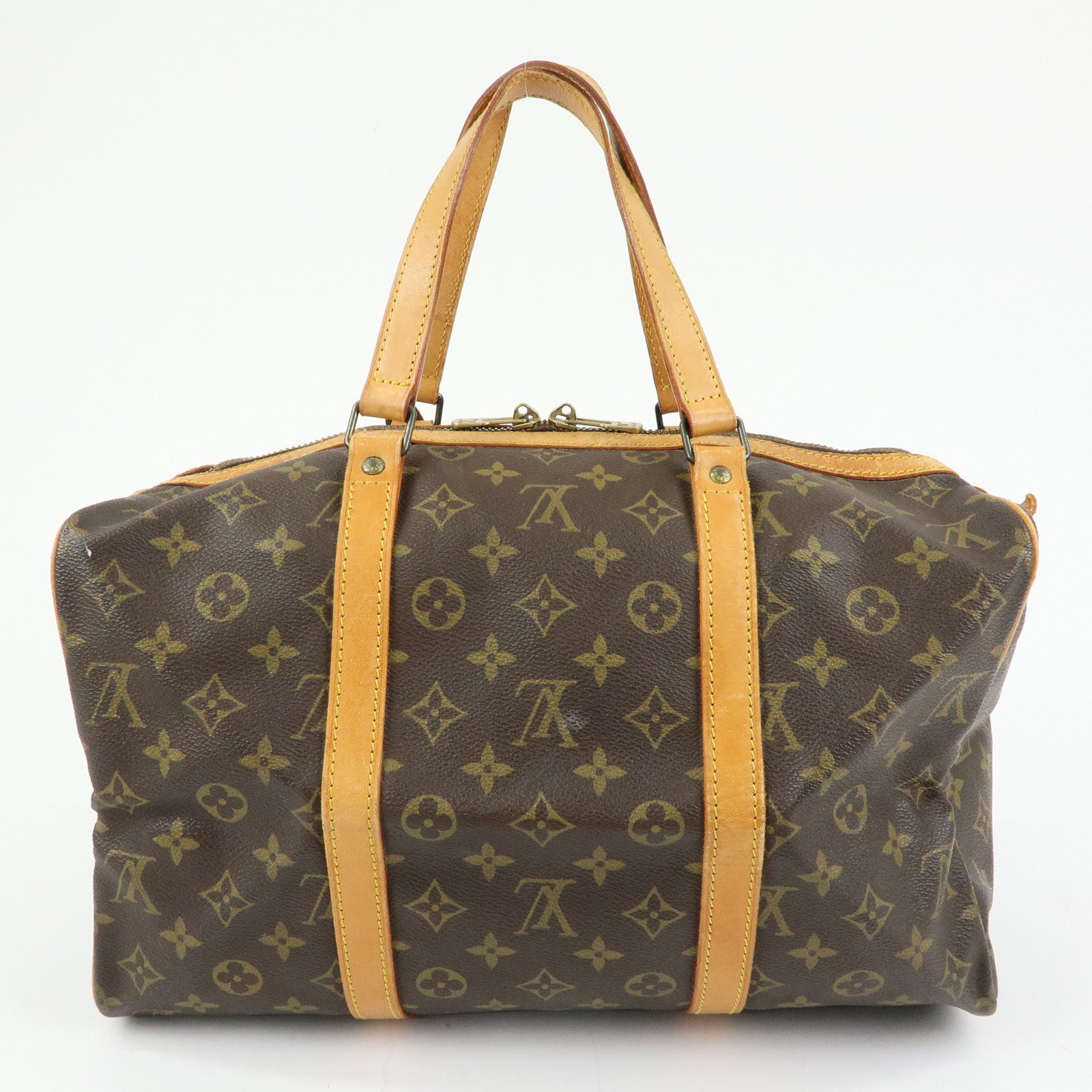 Louis Vuitton Monogram Sac Souple 35 Boston Bag Brown M41626
