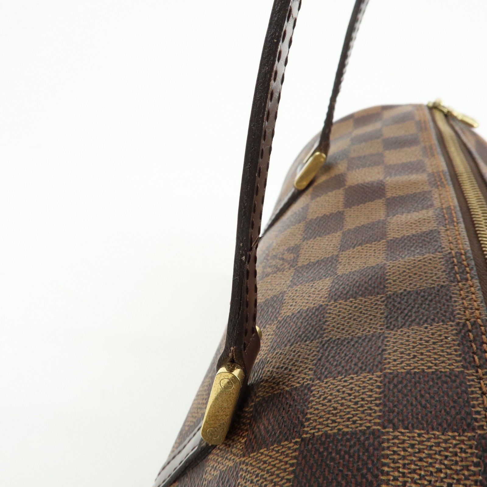 Louis Vuitton Damier Ebene Papillon 30 Hand Bag Brown N51303