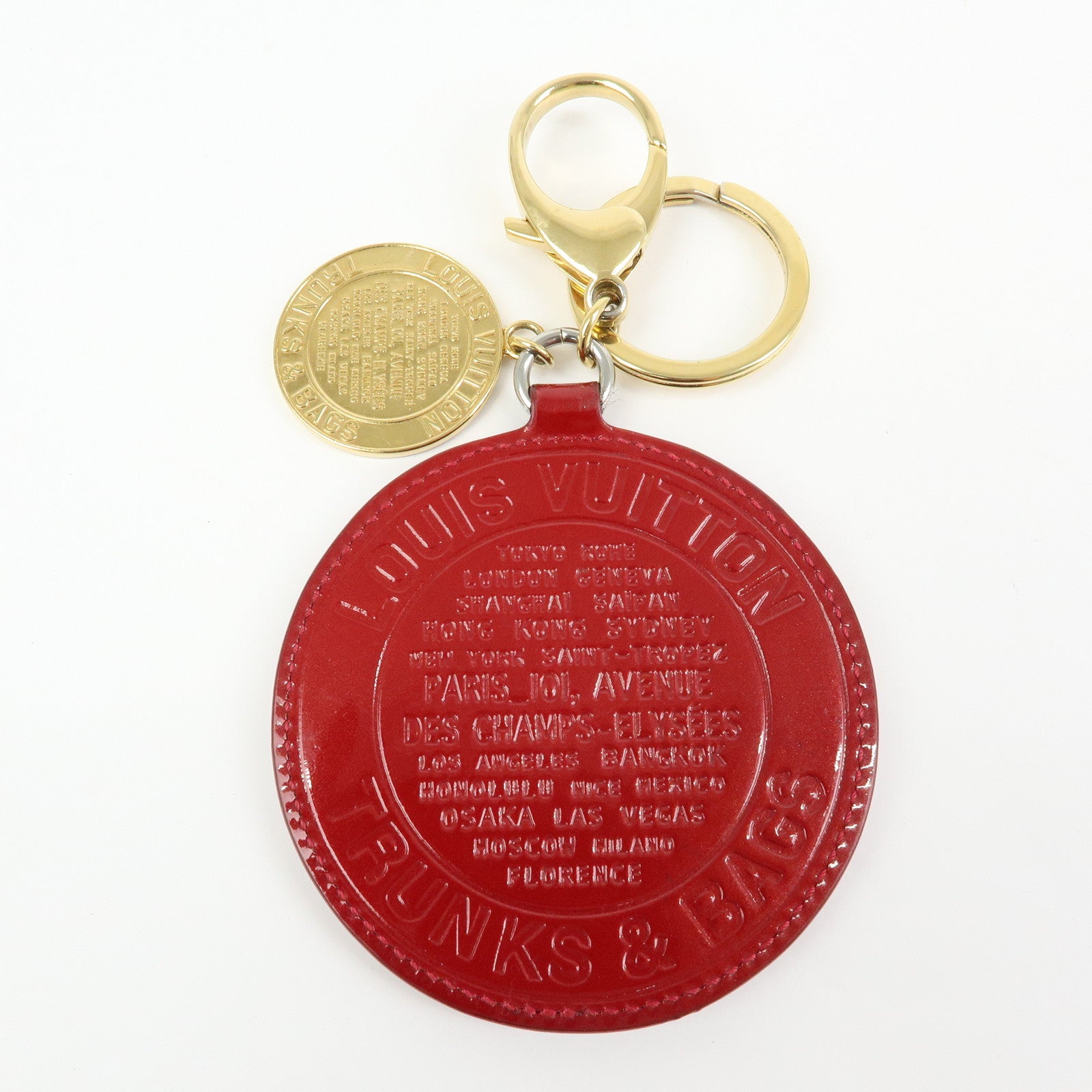 Louis Vuitton Vernis Porte Cles Ron T&B Bag Charm Key Charm M93605