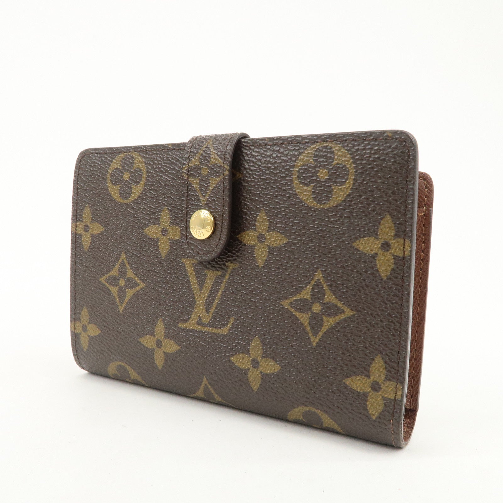 Louis Vuitton Monogram Portefeuille Viennois Wallet Brown M61674 Used