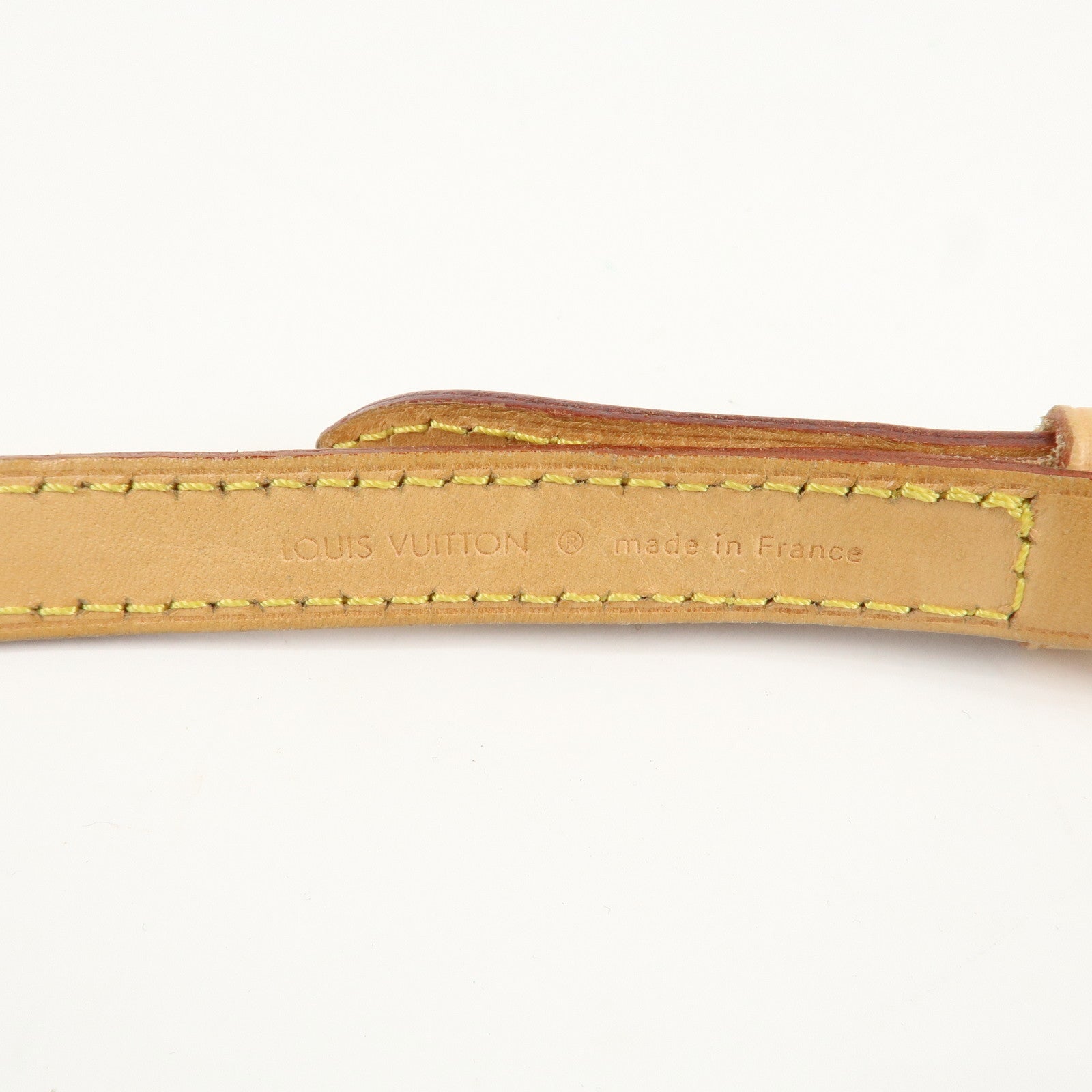 Louis Vuitton Adjustable Shoulder Strap Nume Leather 120cm J52312 Used