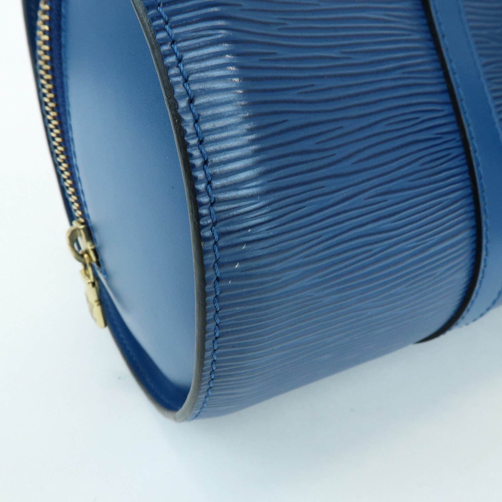 Louis Vuitton Epi Soufflot Shoulder Bag & Pouch Toledo Blue M52225