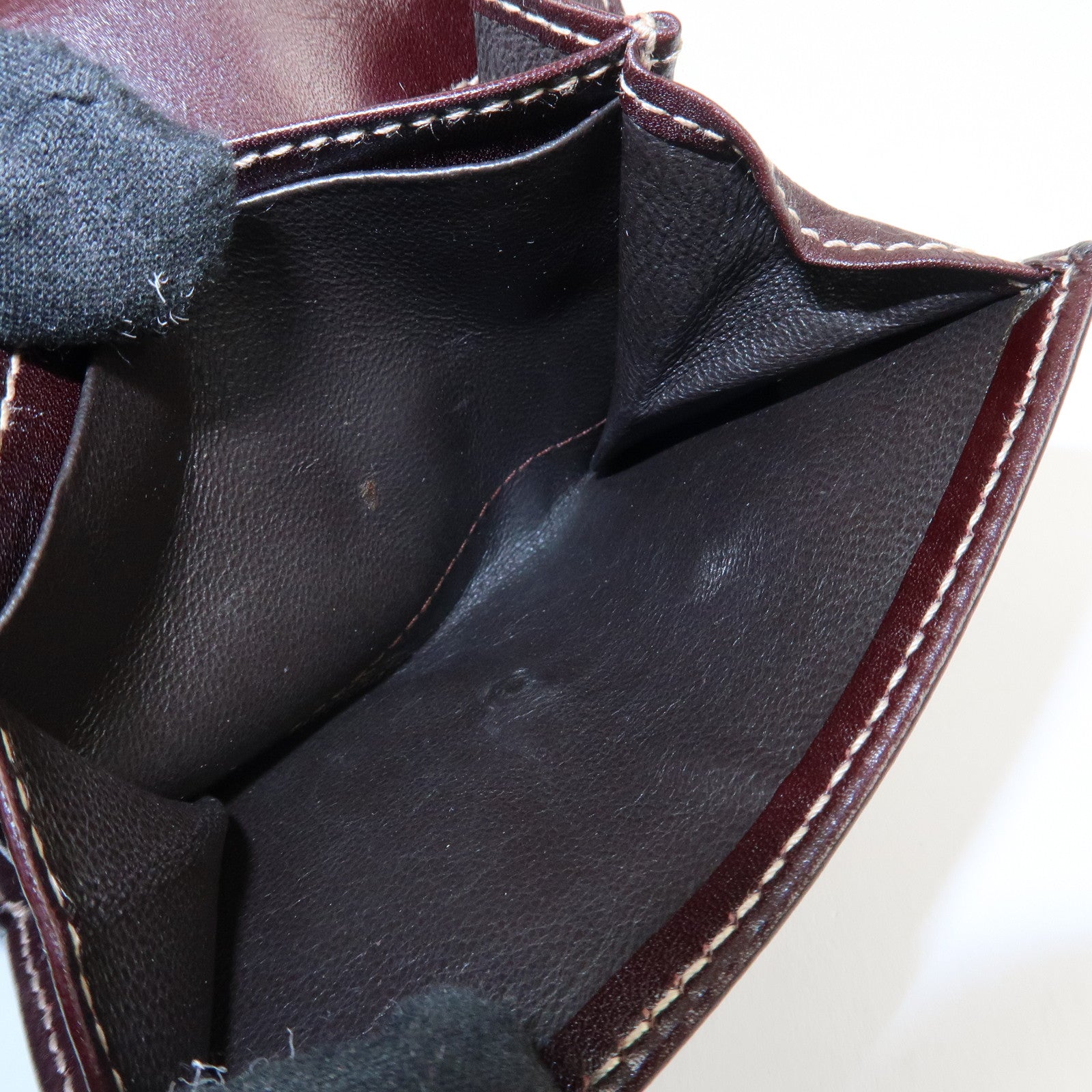 GUCCI Interlocking G Sherry Double Hook Bi-Fold Wallet 162760 Used