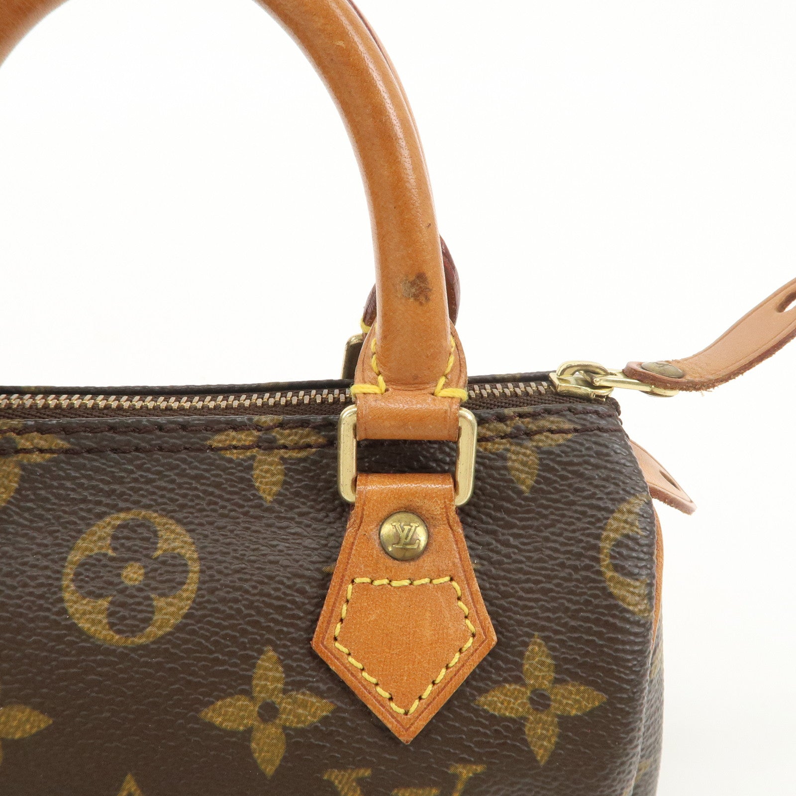 Louis Vuitton Monogram Mini Speedy Hand Bag M41534 Used