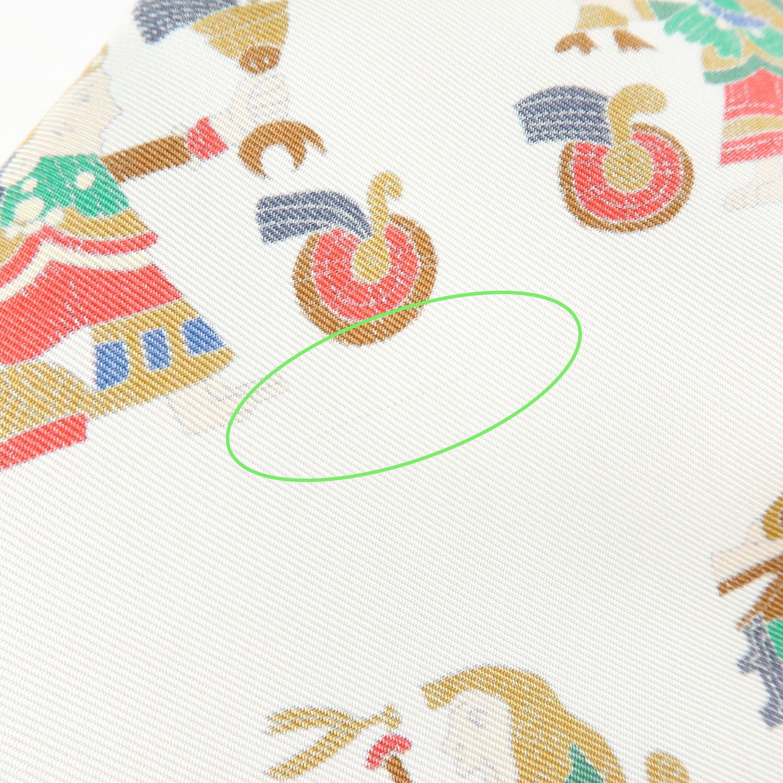 HERMES Carre 90 Silk 100% Scarf ASTRES et SOLEILS Brown Green White