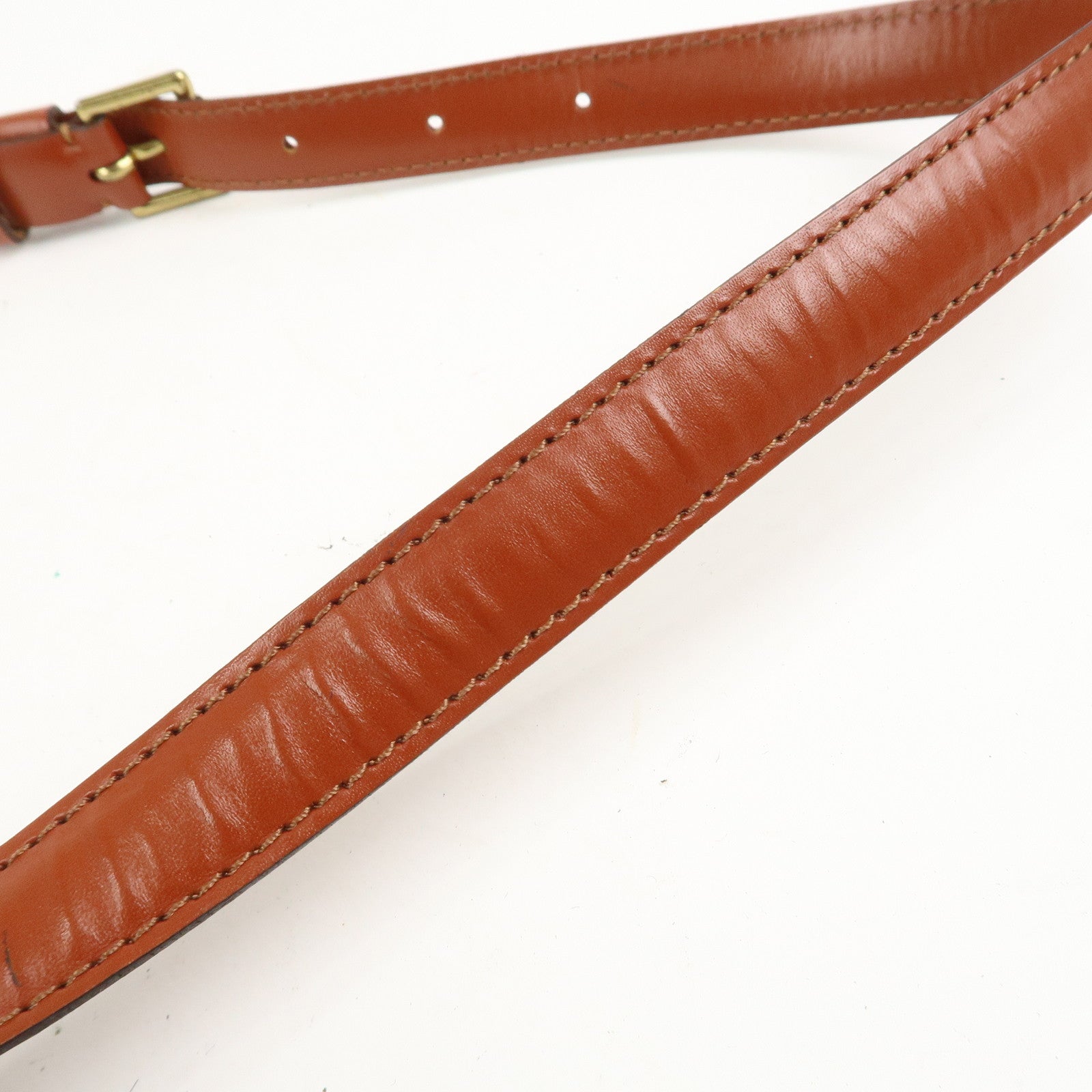 Louis Vuitton Epi Saint Cloud Shoulder Bag Kenya Brown M52193