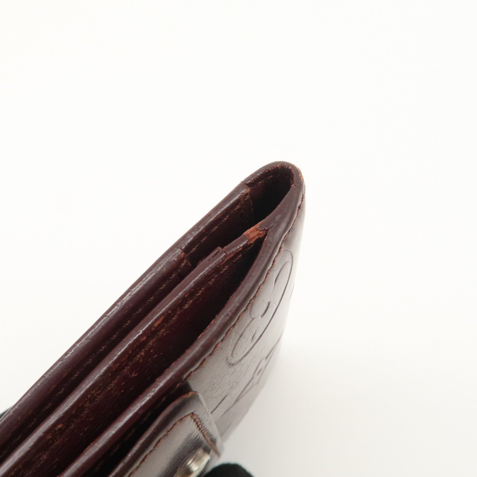 Louis Vuitton Damier Vernis Set of 3 Bi-fold Wallet Card Case Used