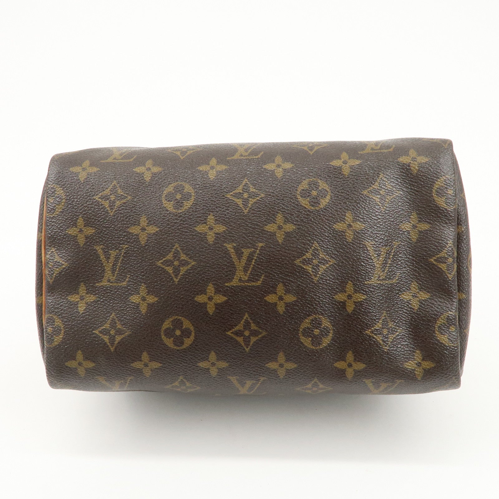 Louis Vuitton Monogram Speedy 25 Hand Bag Boston Bag Brown M41528 Used