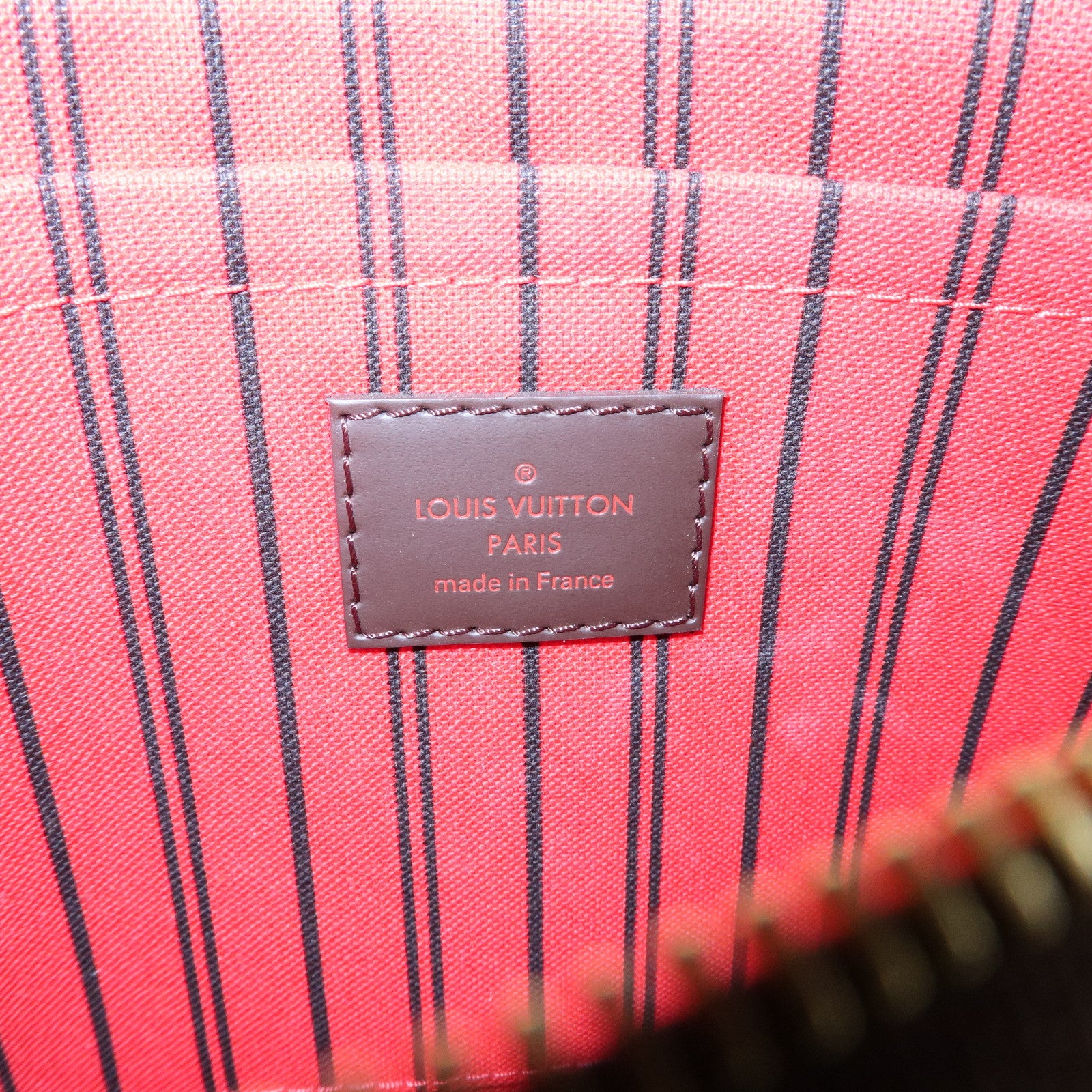 Louis Vuitton Damier Canvas Pouch for Neverfull MM Tote Bag N40049