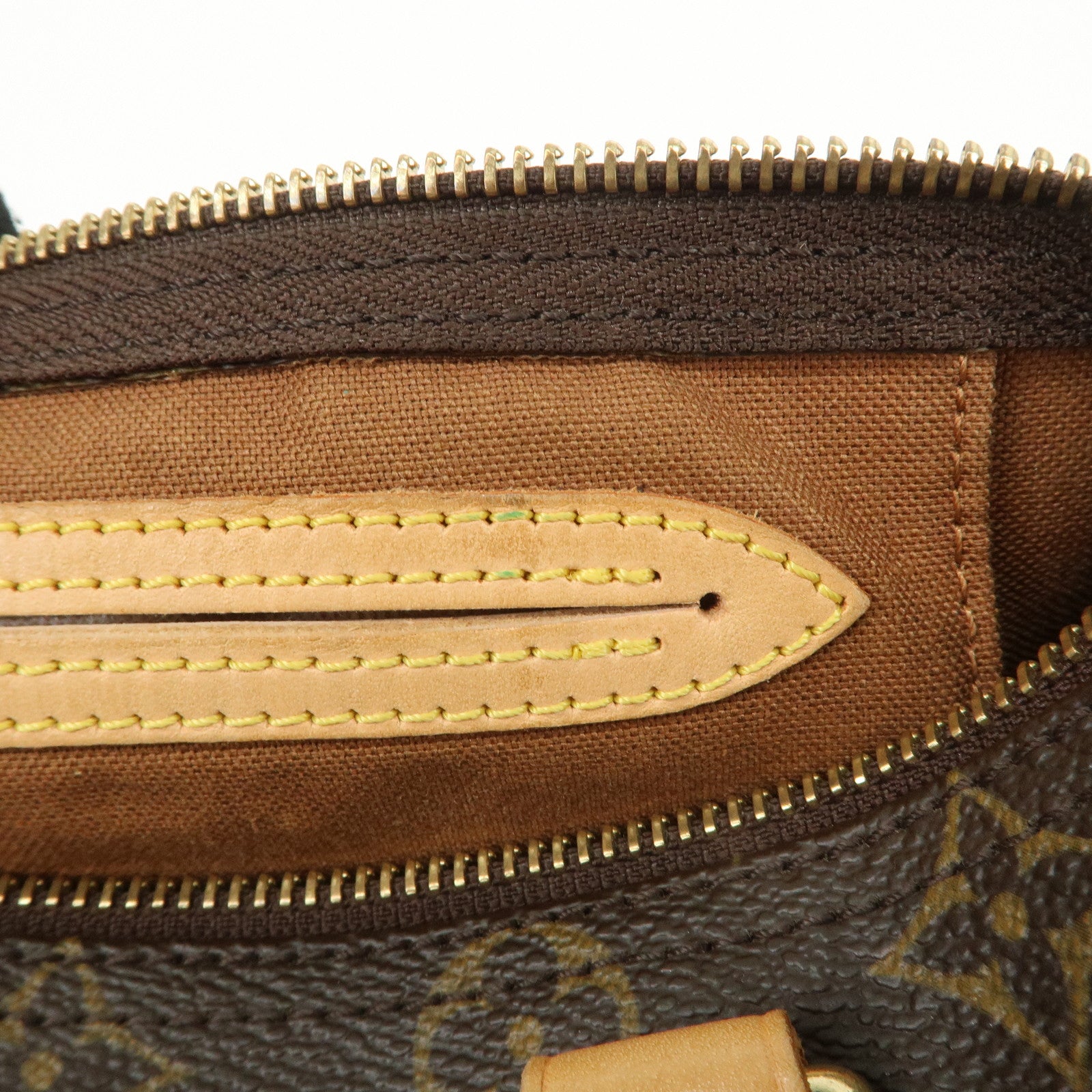 Louis Vuitton Monogram Speedy 25 Hand Bag Boston Bag Brown M41528 Used