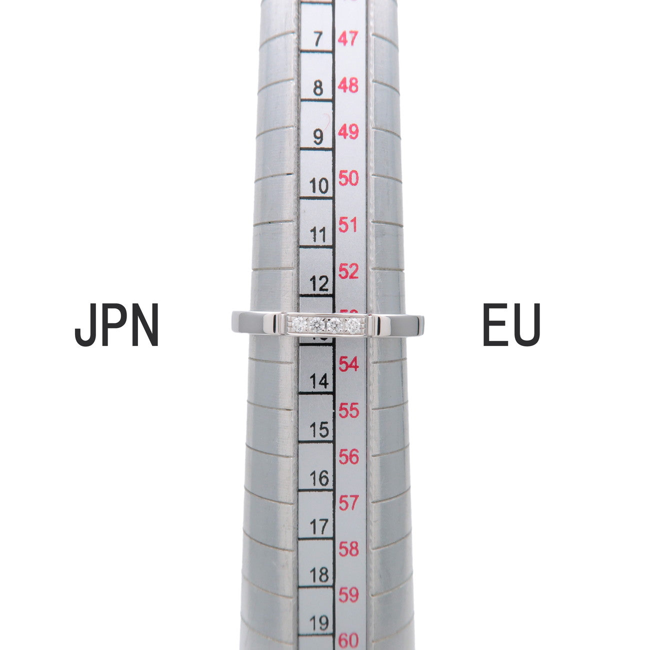 Cartier Maillon Panthere 4P Diamond Ring 750WG #53 US6.5 EU53 HK14