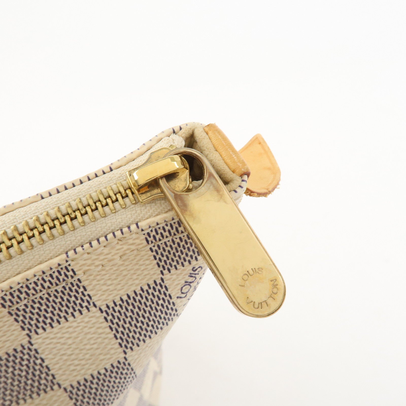 Louis Vuitton Damier Azur Saleya PM Tote Bag Hand Bag N51186