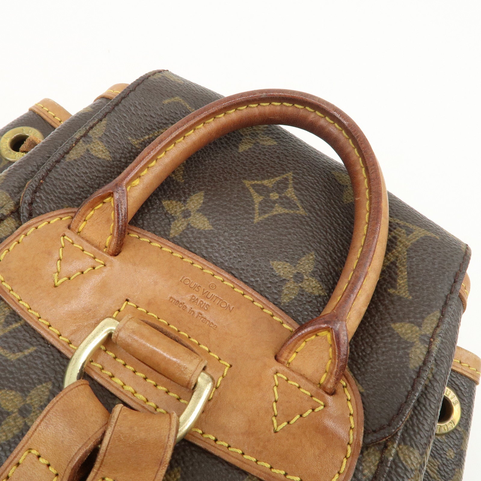 Louis Vuitton Monogram Mini Montsouris Canvas Backpack Brown M51137