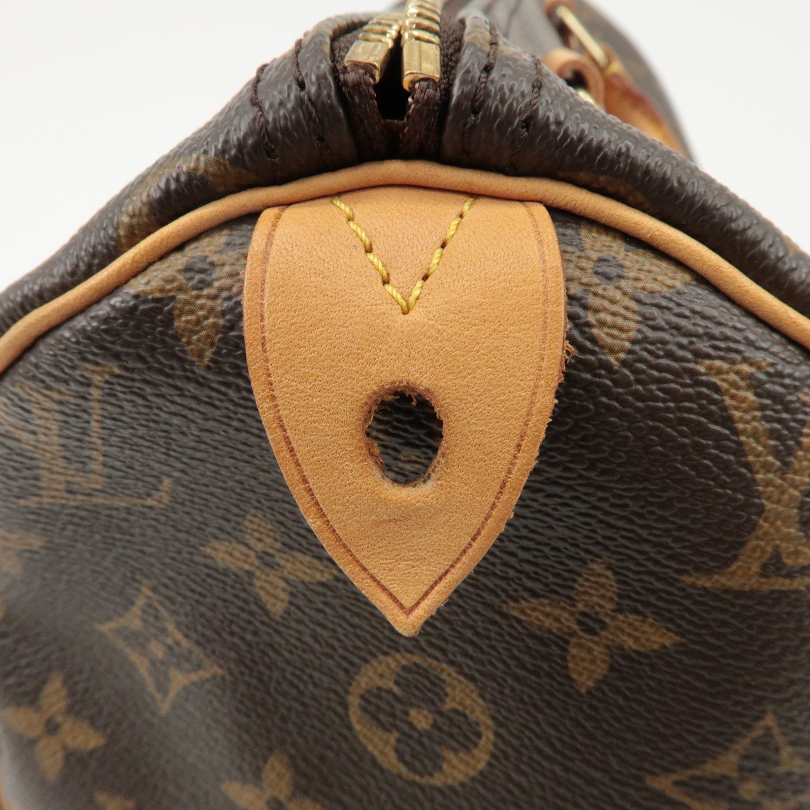 Louis Vuitton Monogram Speedy 30 Hand Bag Boston Bag M41526 Used