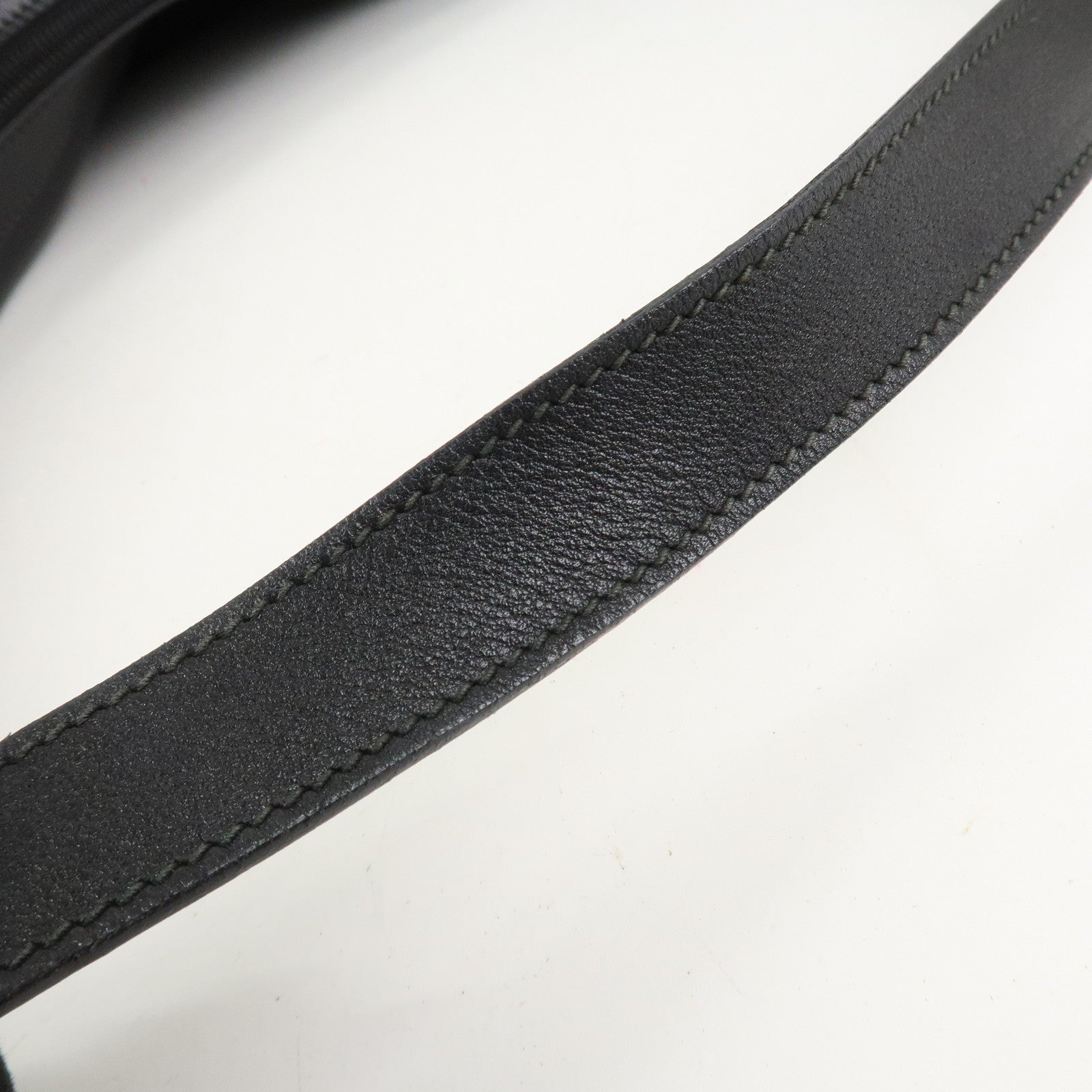 GUCCI Bamboo Leather Shoulder Bag Black 001.113.1643