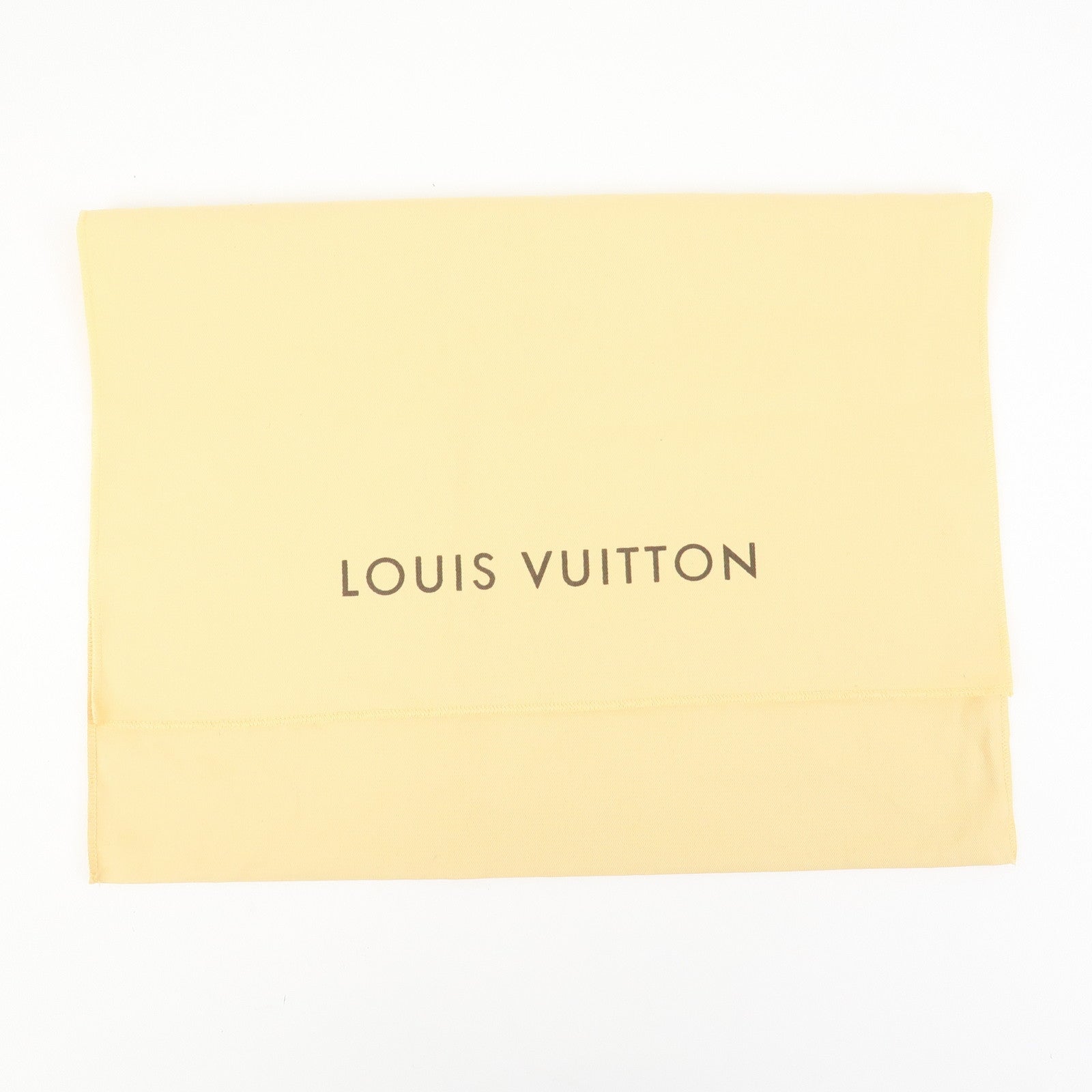 Louis Vuitton Set Of 10 Dust Bag Storage Bag Flap Style Beige