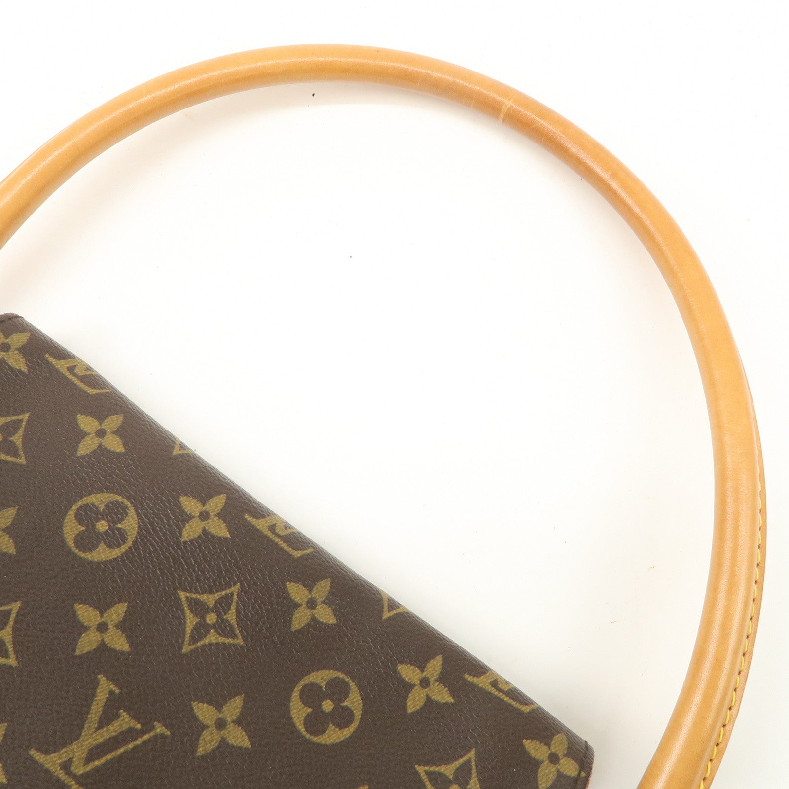 Louis Vuitton Monogram Mini Looping Shoulder Bag Brown M51147 Used