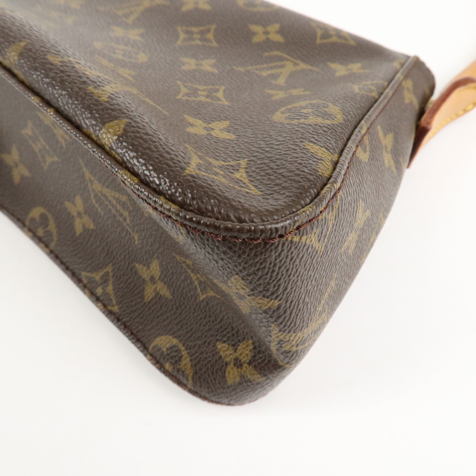 Louis Vuitton Monogram Mini Looping Shoulder Bag Brown M51147 Used