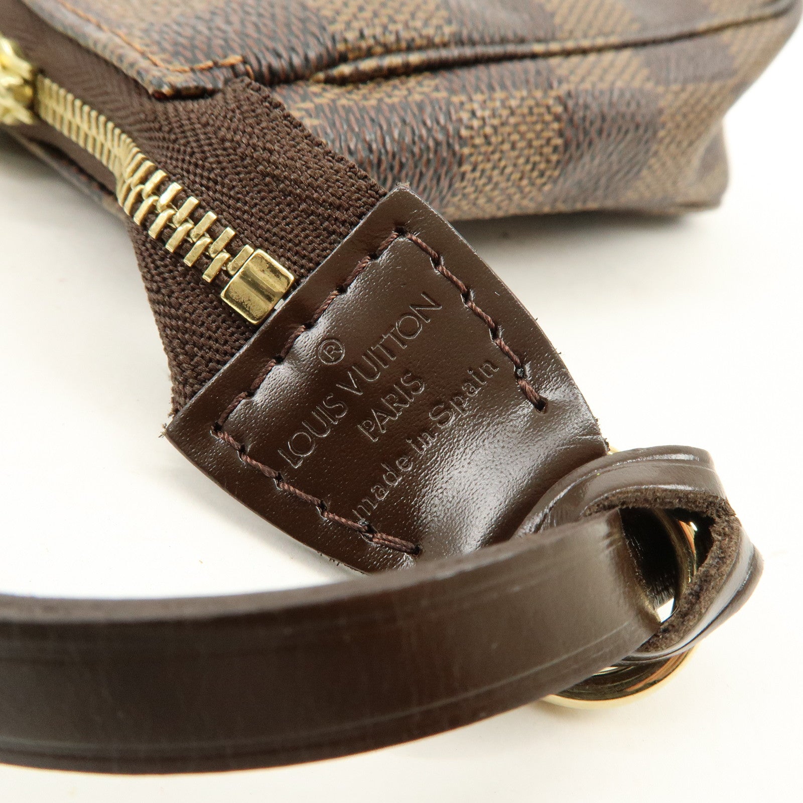 Louis Vuitton Damier Ebene Pochette Accessoires Hand Bag N51985