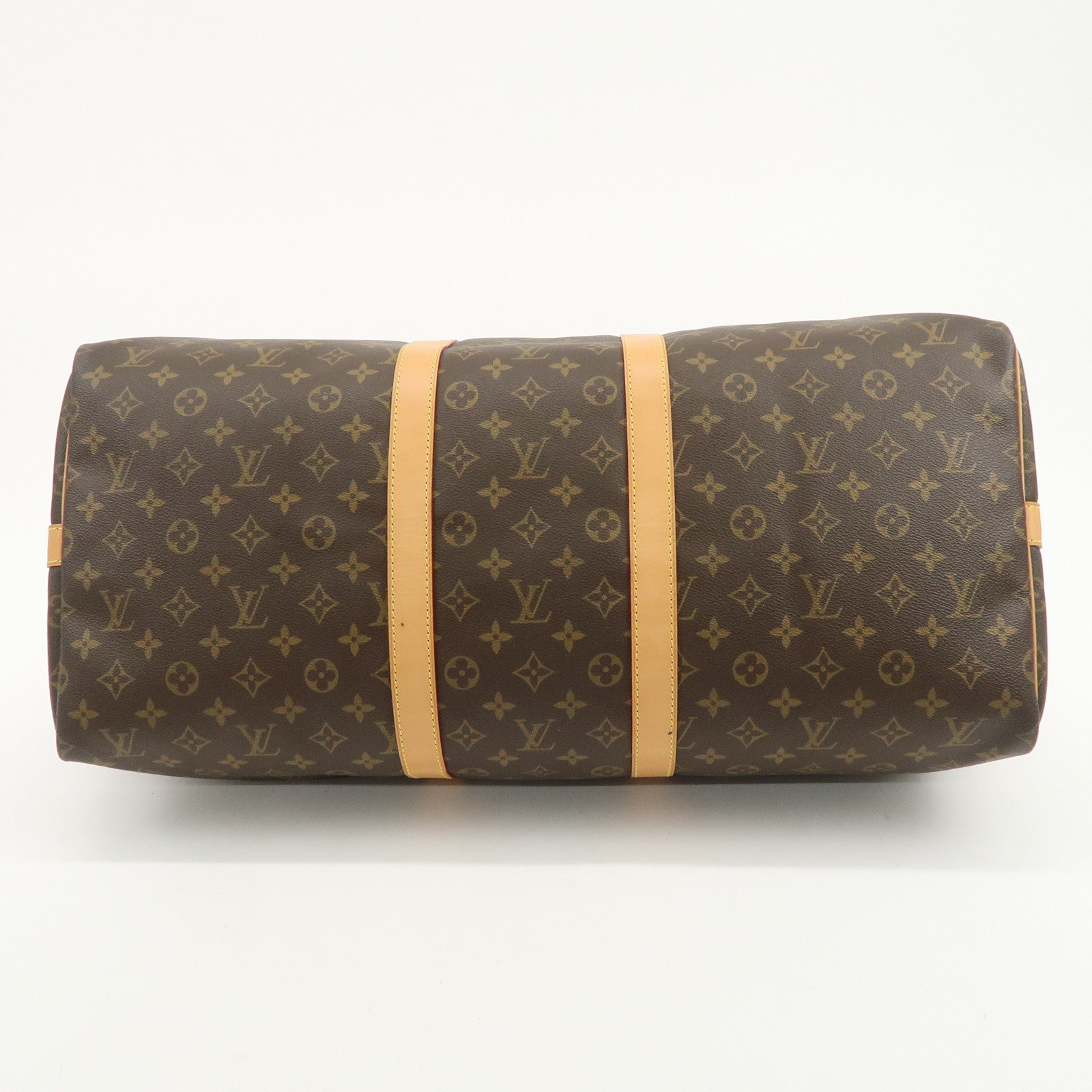Louis Vuitton Monogram Keep All Bandouliere 55 Boston Bag M41414