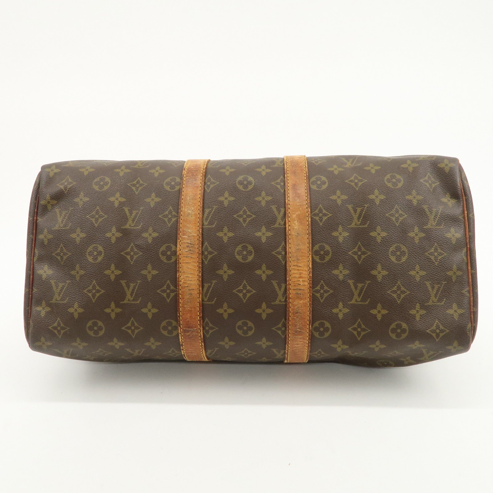 Louis Vuitton Monogram Keep All 45 Boston Bag Brown M41428