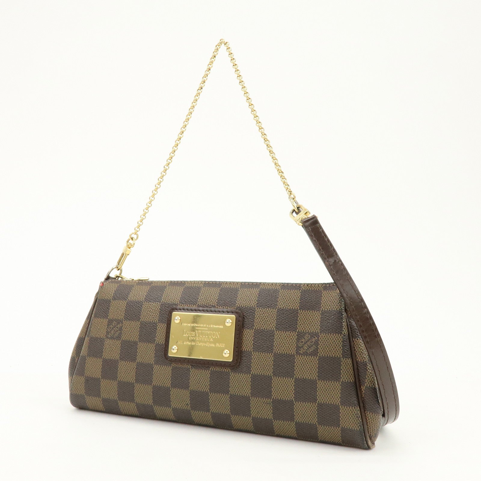 Louis Vuitton Damier Eva 2Way Hand Shoulder Bag Damier Ebene N55213