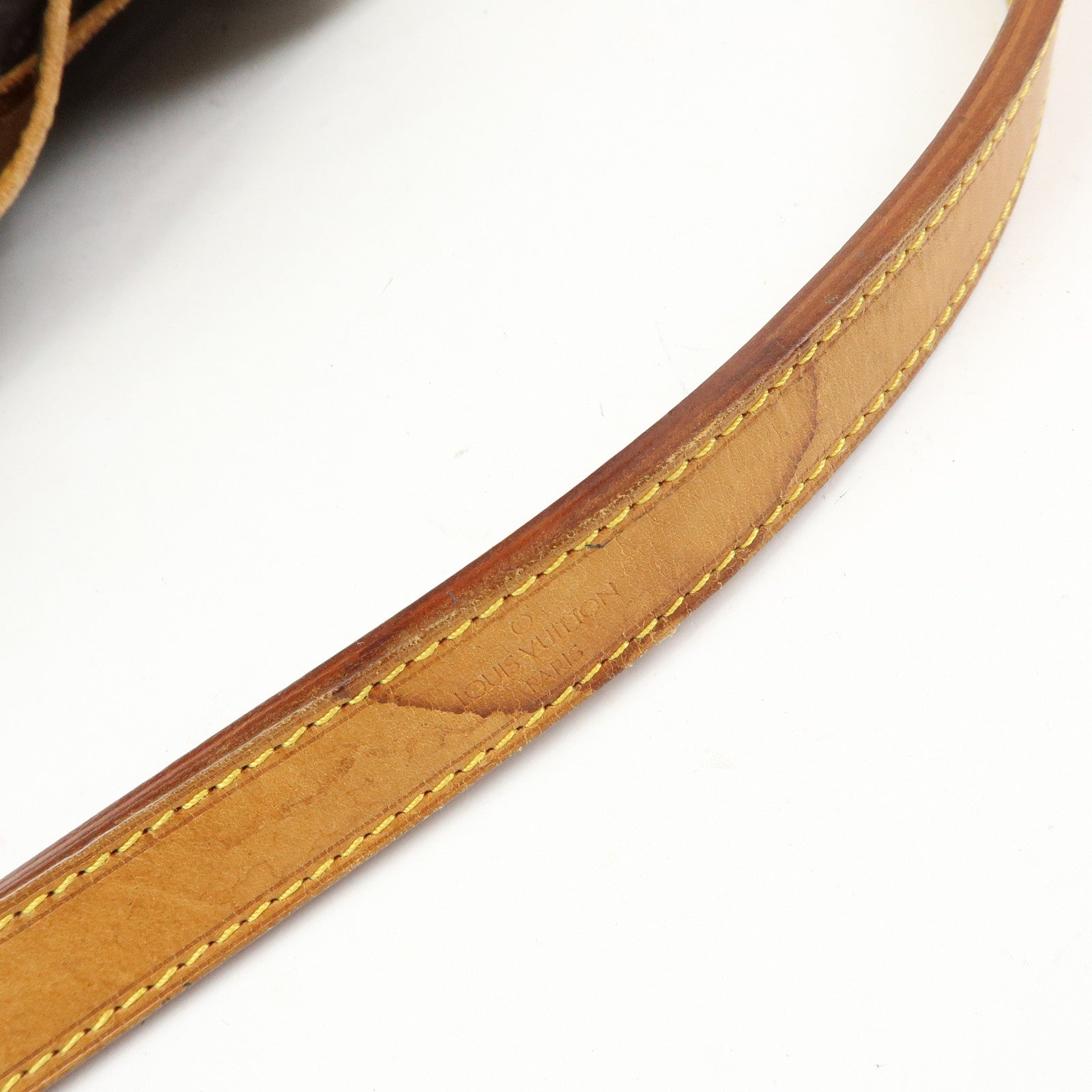Louis Vuitton Monogram Noe Canvas Leather Shoulder Bag Brown M42224