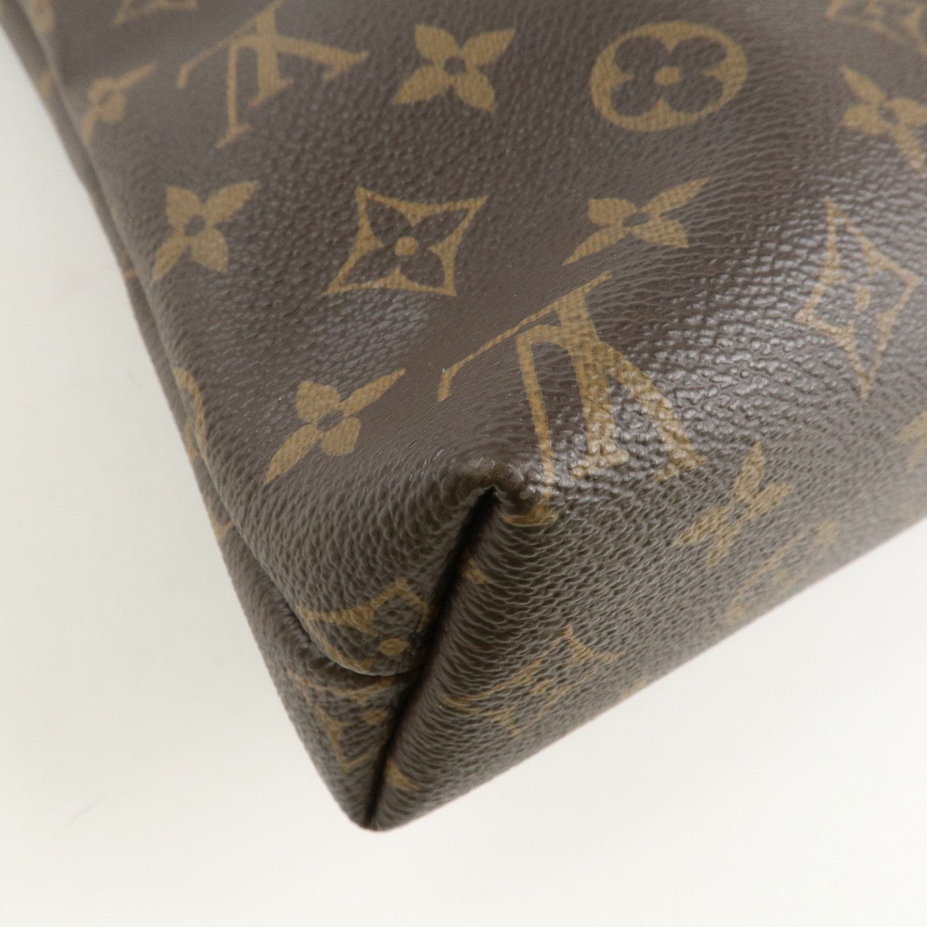 Louis Vuitton Monogram LockIt Chain Hand Bag Brown M40989 Used