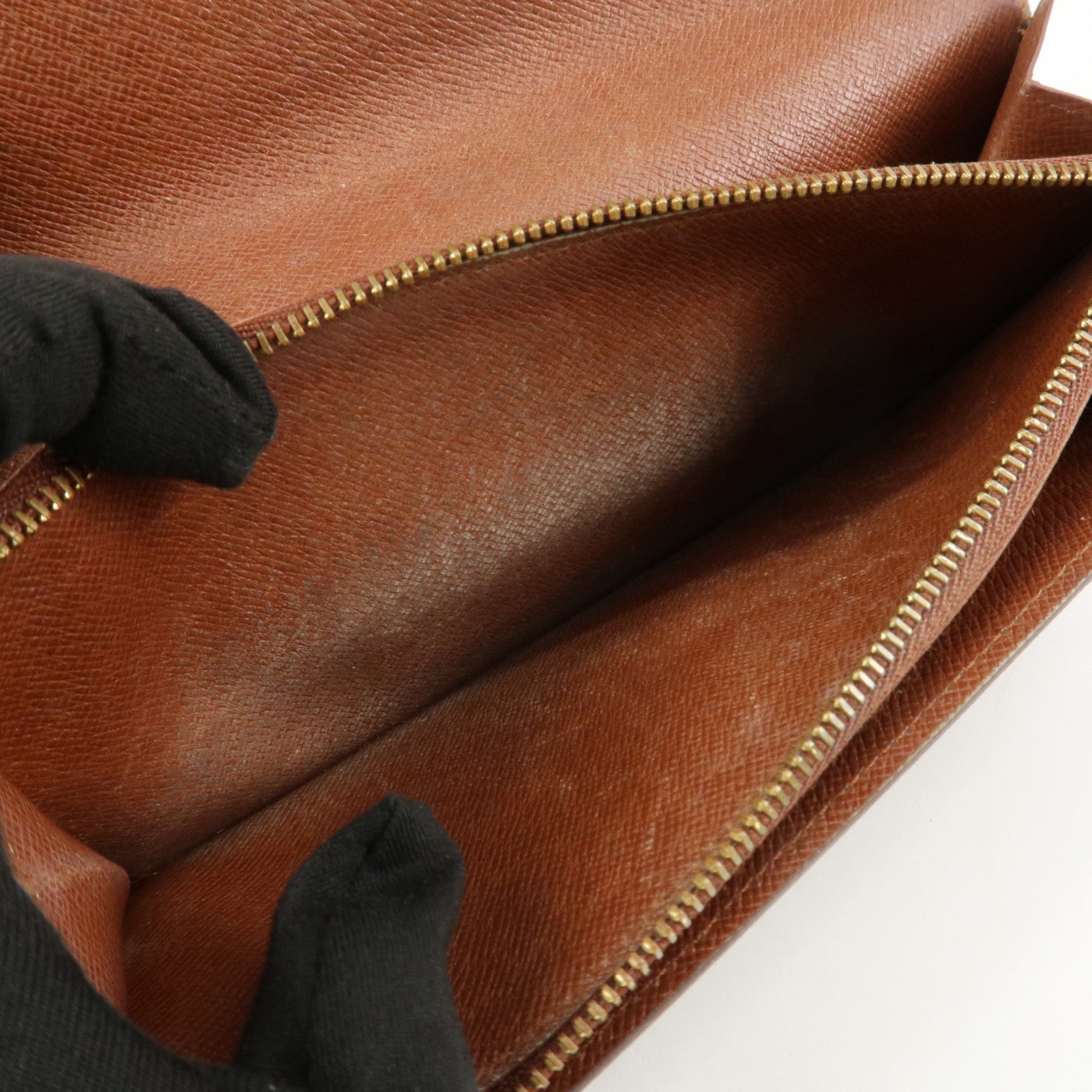 Louis Vuitton Set of 2 Monogram Canvas Wallet M61723 M61736 Used