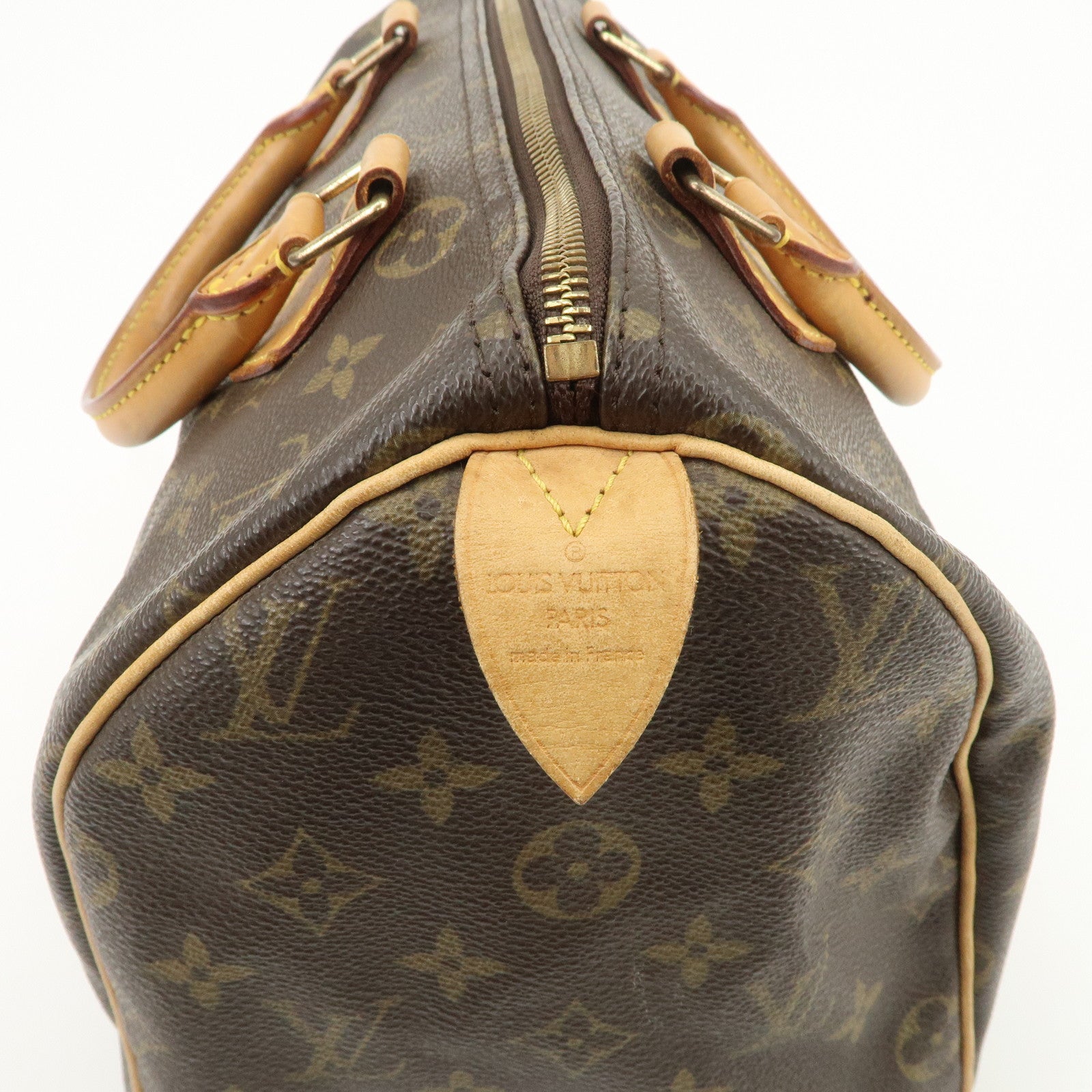 Louis Vuitton Monogram Speedy 30 Boston Bag Hand Bag Brown M41526