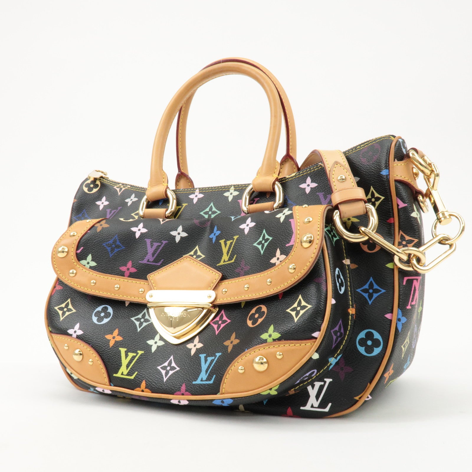 Louis Vuitton Monogram Multicolor Rita Shoulder Bag M40126 Used