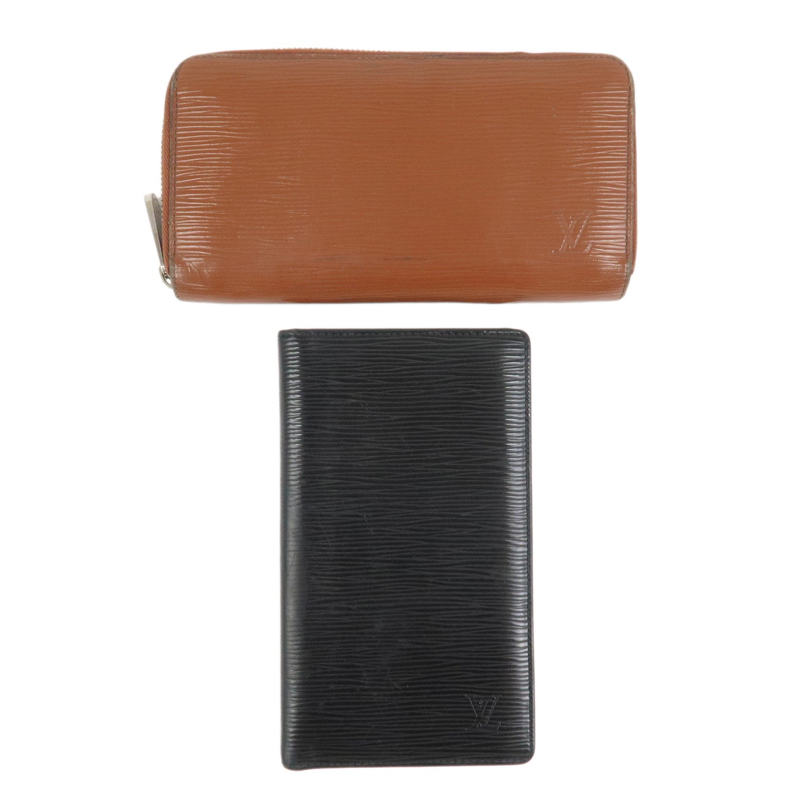 Louis Vuitton Epi Set of 2 Long Wallet Cacao Noir M60308/M60937