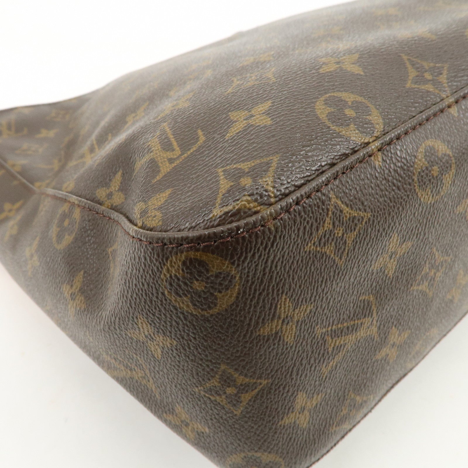 Louis Vuitton Monogram Looping GM Shoulder Bag Brown M51145