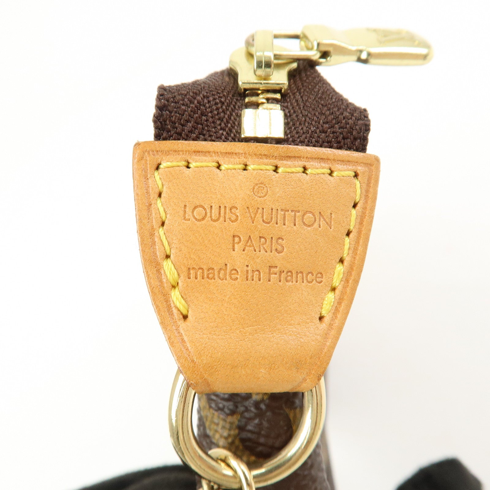 Louis Vuitton Monogram Mini Pochette Accessoires Hand Bag M58009