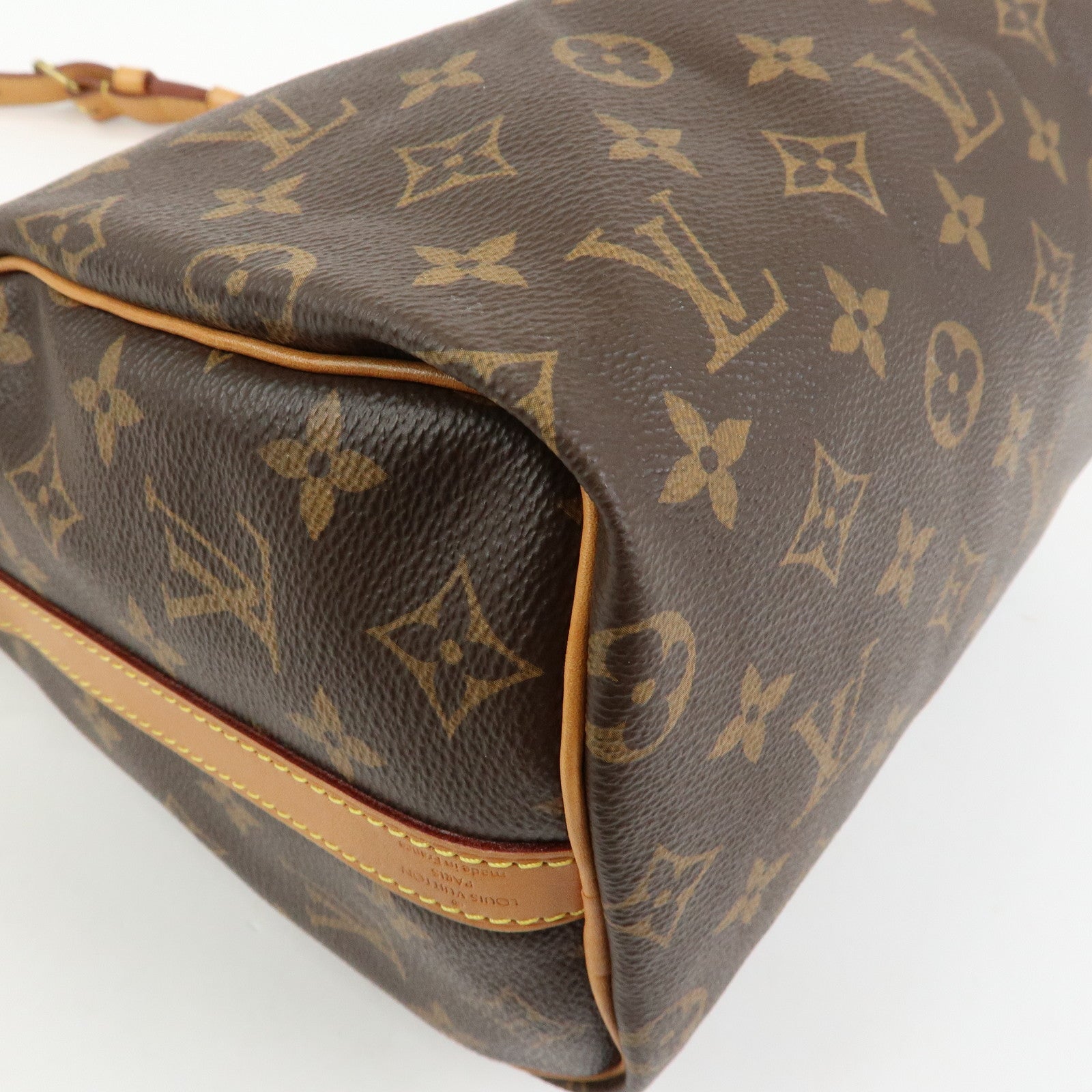 Louis Vuitton Monogram Speedy Bandouliere 25 Brown M41113