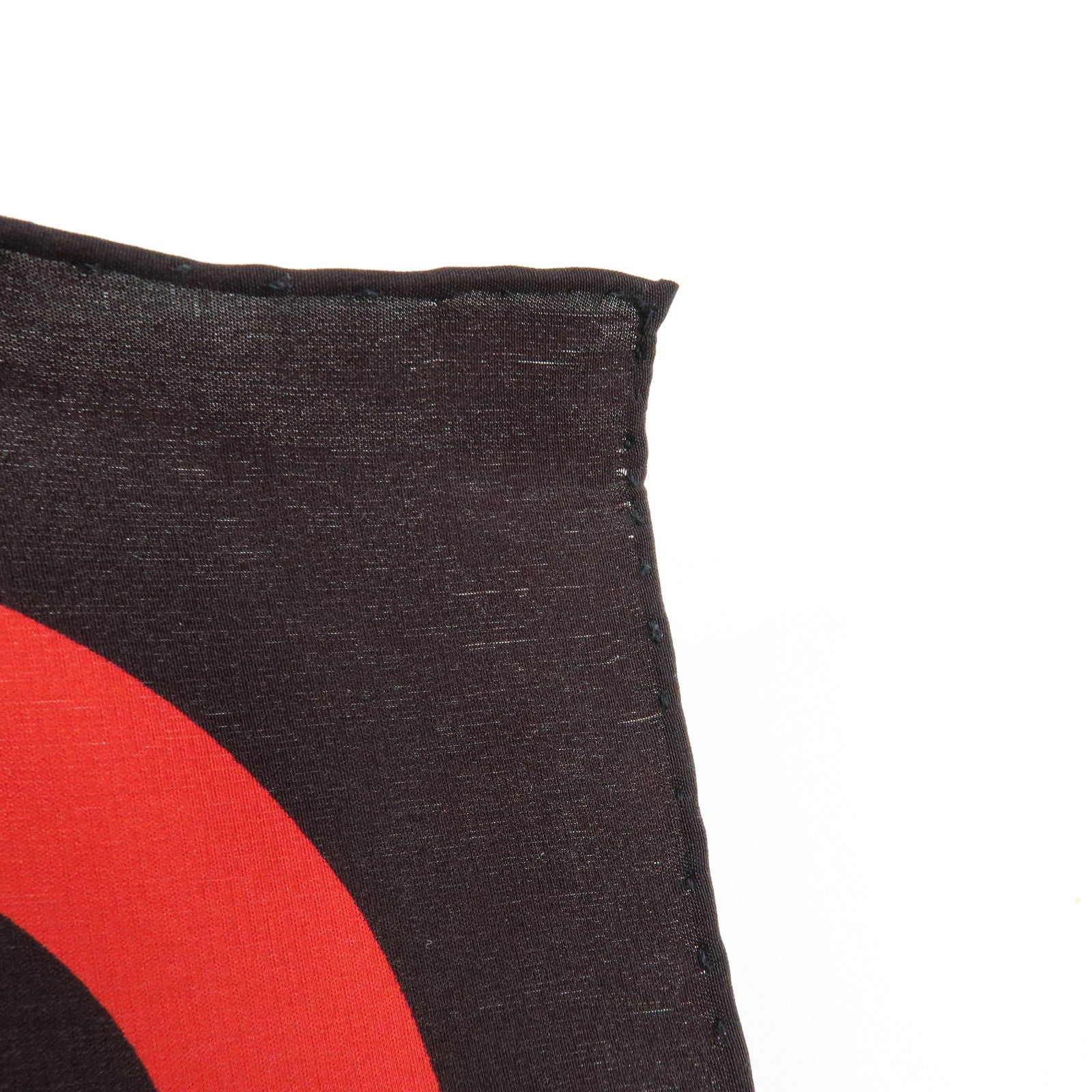 CHANEL Cambon Line Logo Silk 100% Scarf Red Black