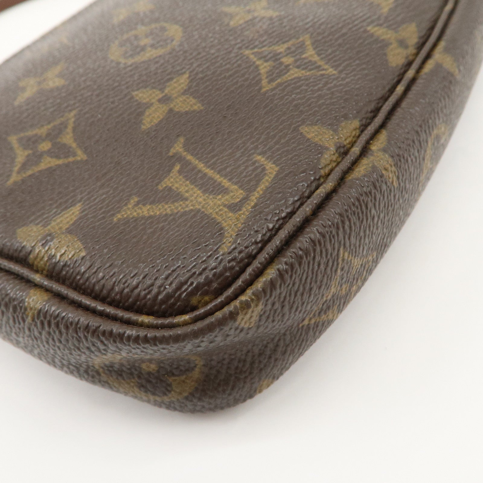 Louis Vuitton Monogram Pochette Accessories Pouch Hand Bag M51980 Used