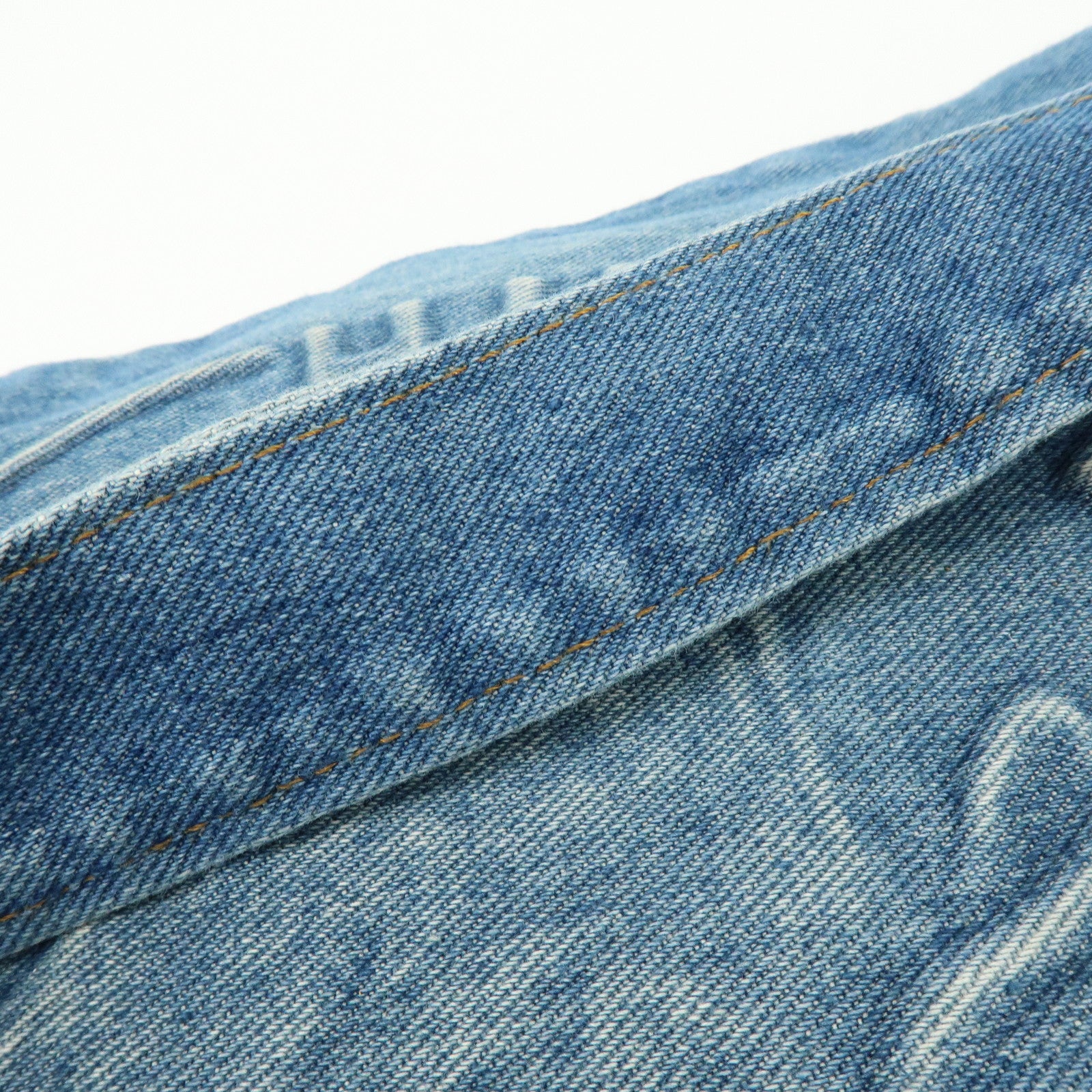 HUNTING WORLD Denim Tote Bag Hand Bag Blue