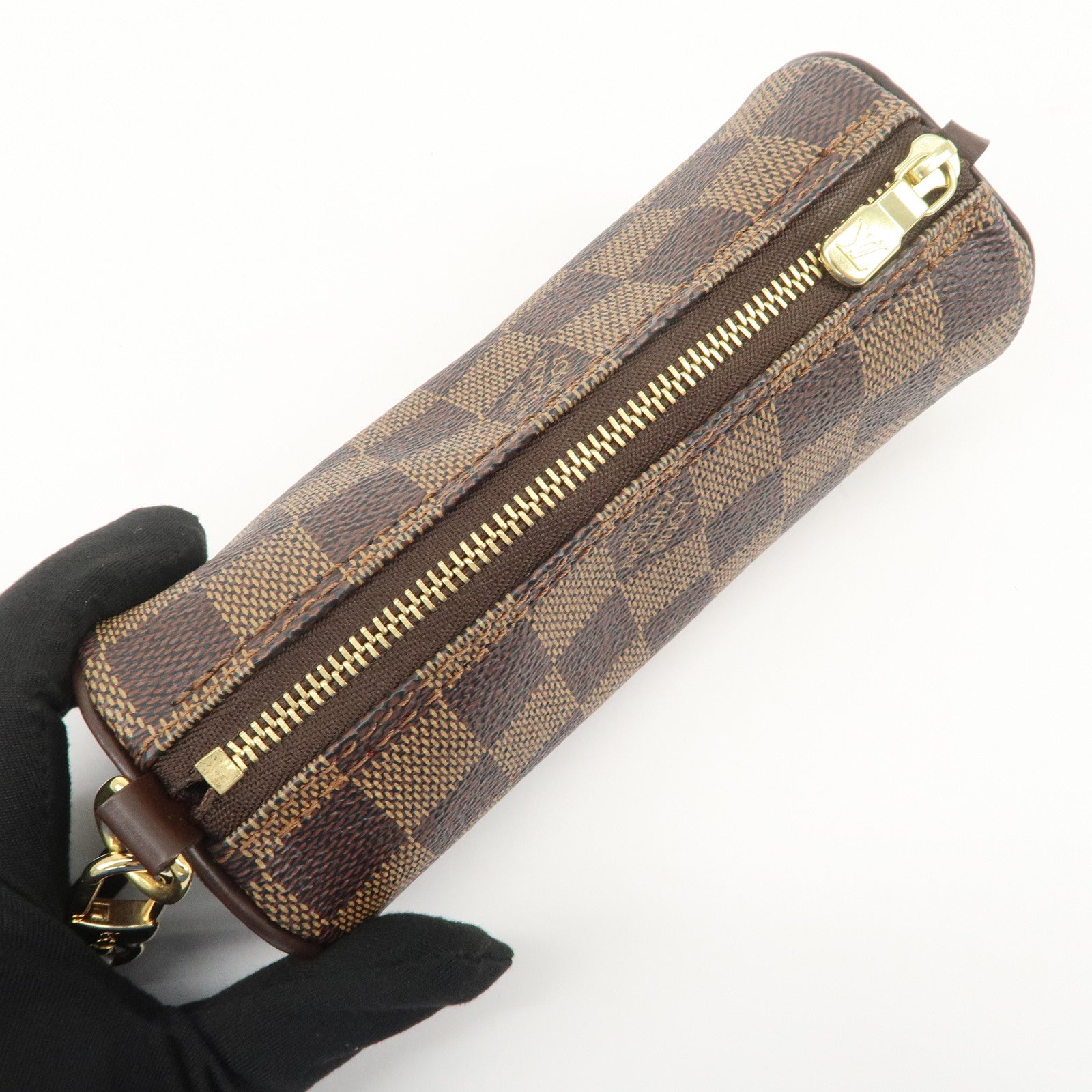 Louis Vuitton Damier Mini Pouch for Papillon Bag Damier Ebene